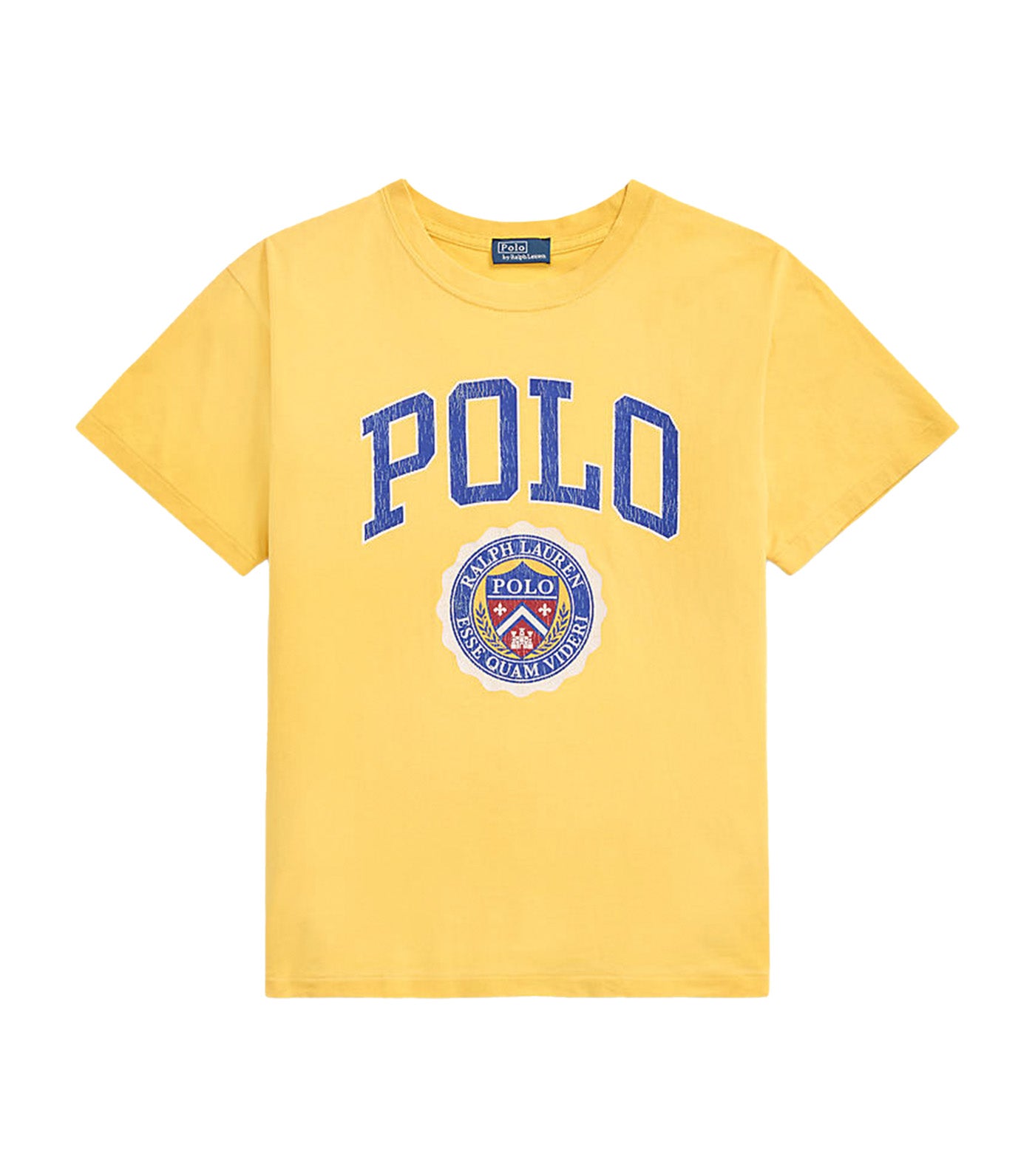 Women's Logo Crest Cotton Jersey Tee Gold