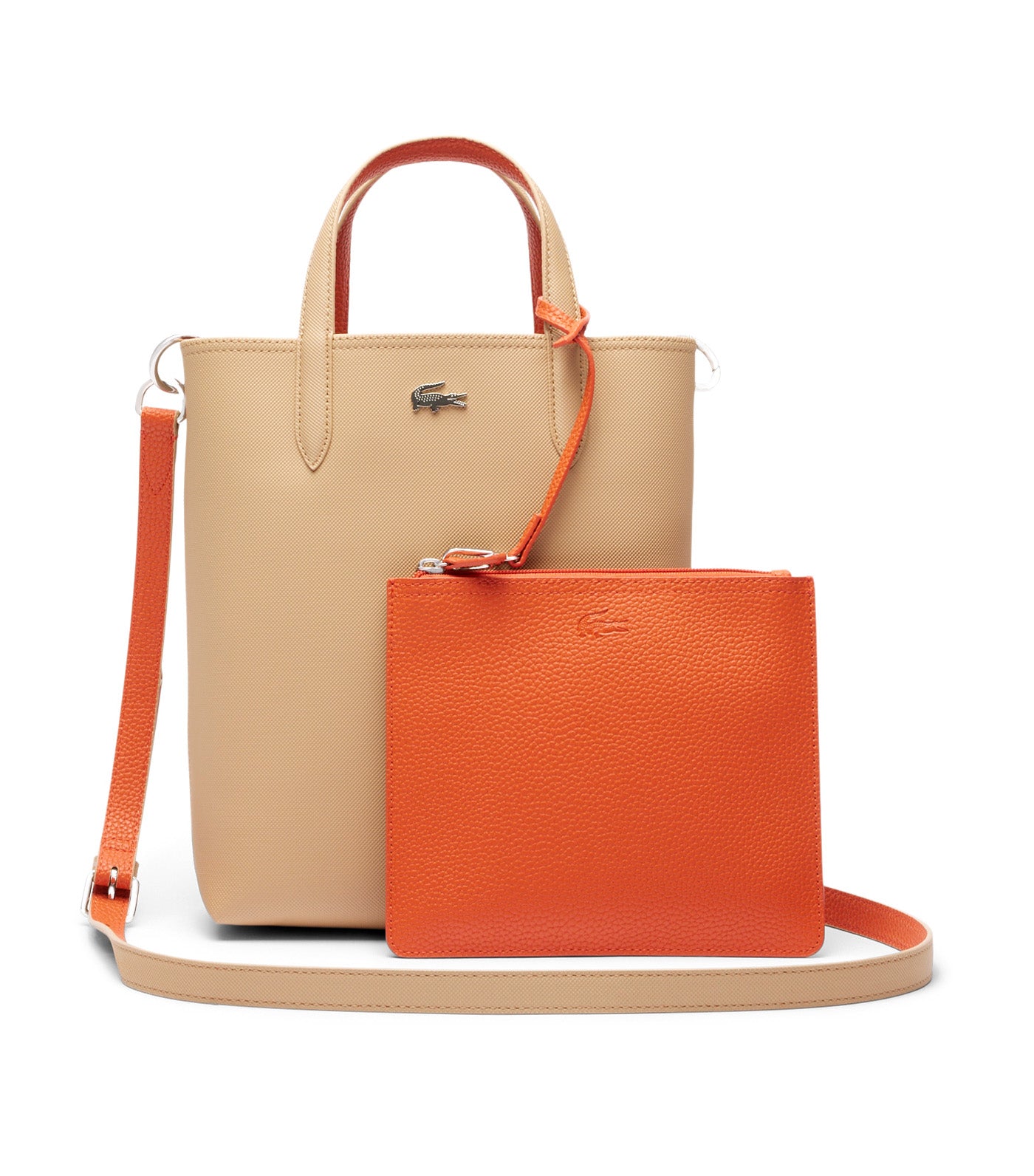 Anna Vertical Reversible Tote Viennois Burnt Ochre