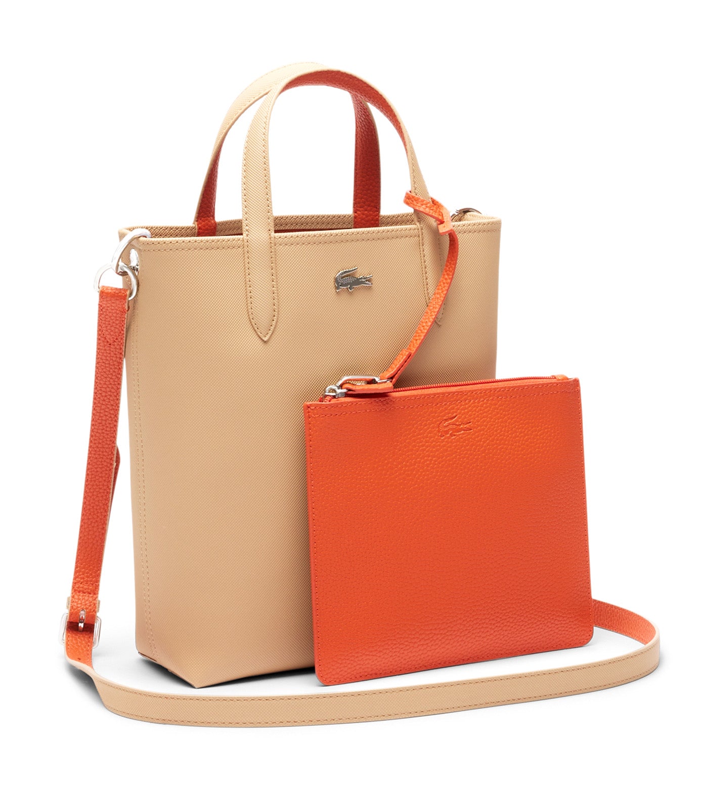 Anna Vertical Reversible Tote Viennois Burnt Ochre