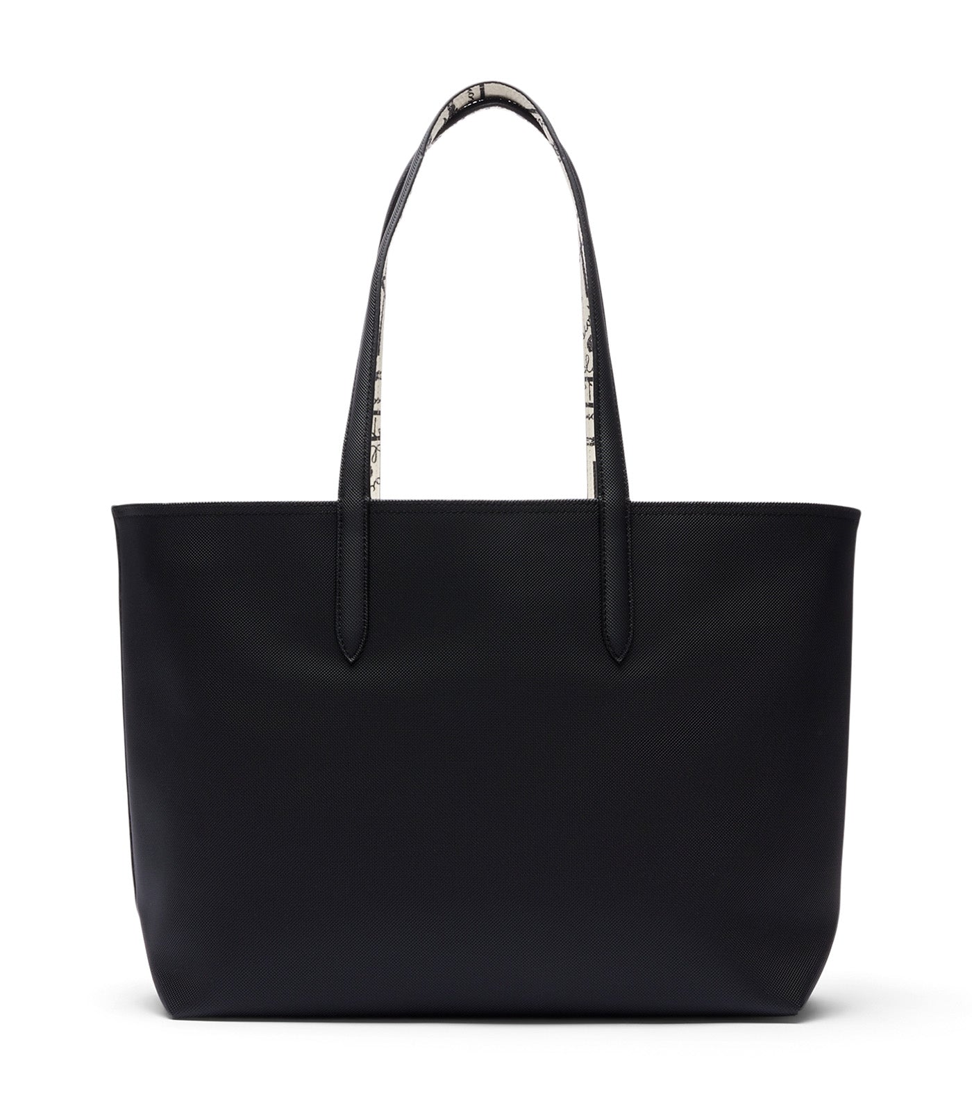 Reversible Anna Tote with Signature Signature Rl Noir Farine