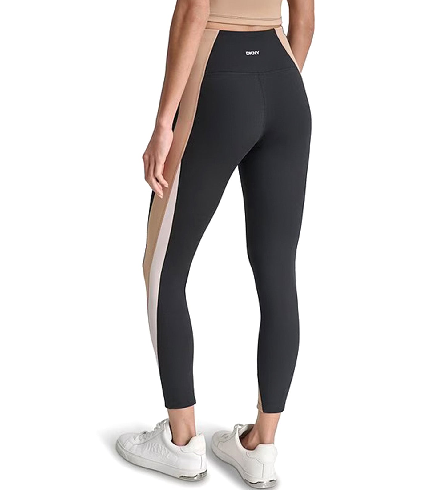 Balance Compression Super High Waist 7/8 Colorblock Tights Black/Praline/Oat