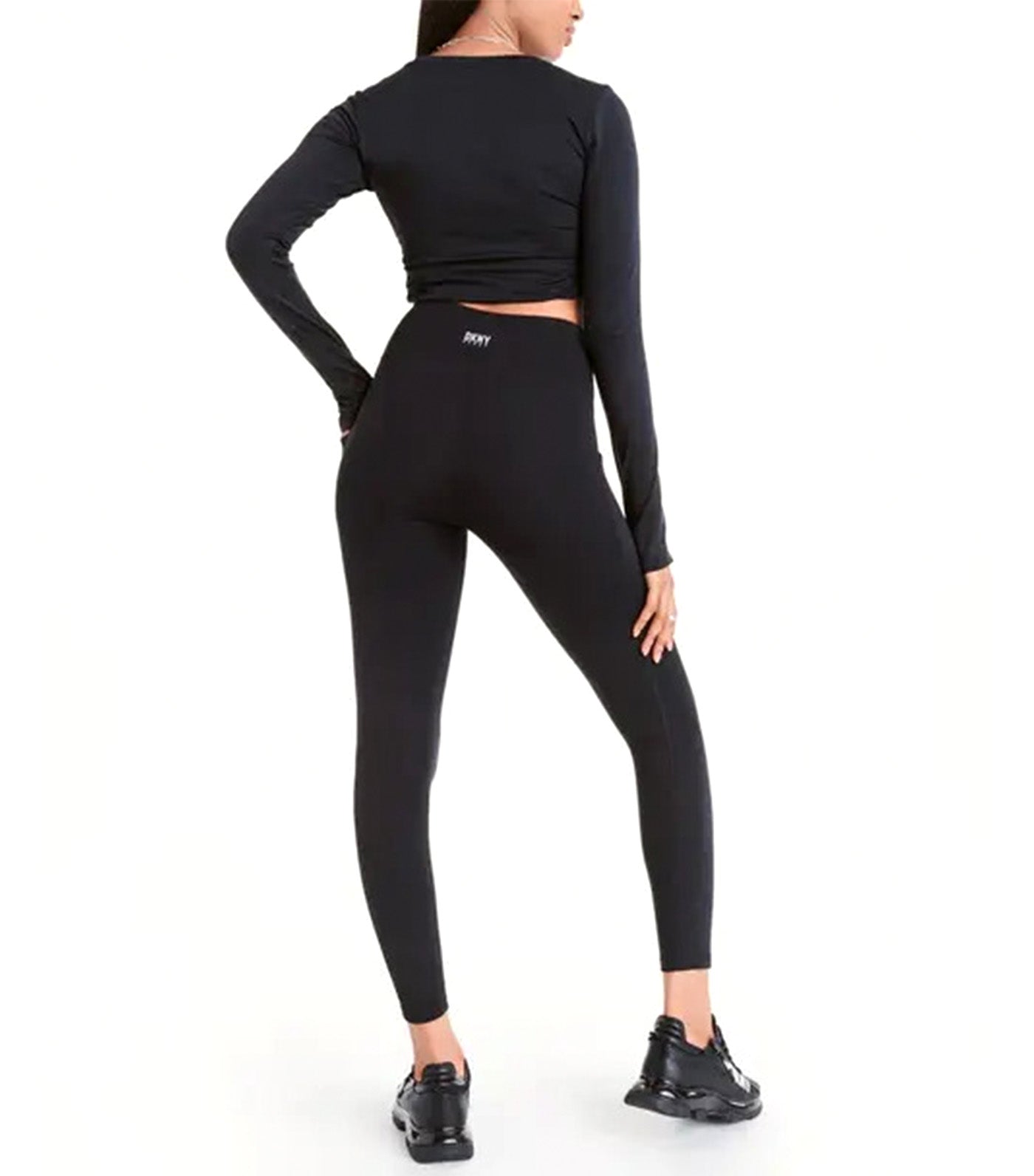 Balance Compression High Waist 7/8 Tight with Pockets Black