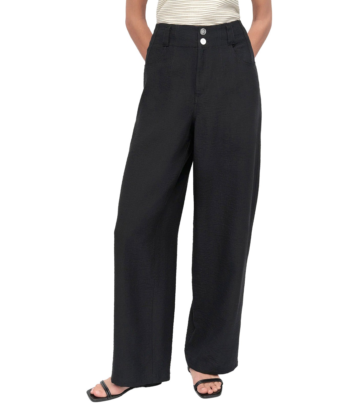 Crinkle Dressing Trouser