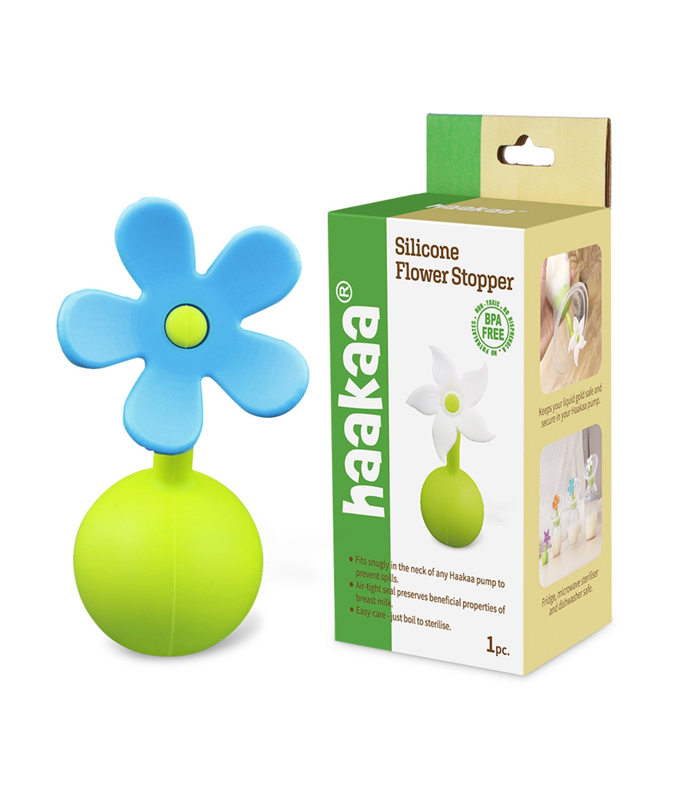 Silicone Breast Pump Flower Stopper 1pk