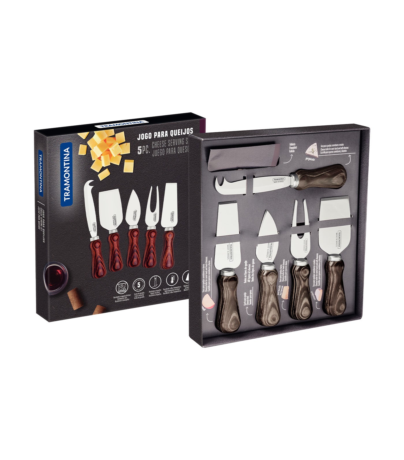 Polywood 5-Piece Cheese Set