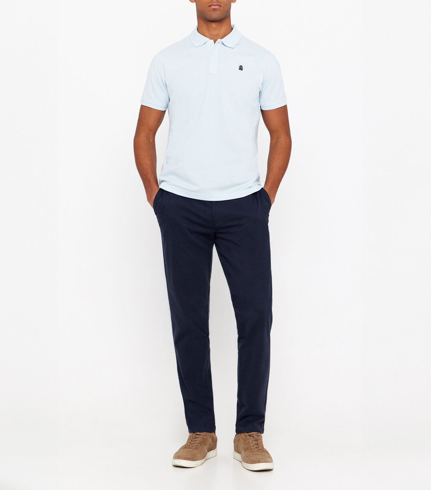 Basic Polo Light Blue