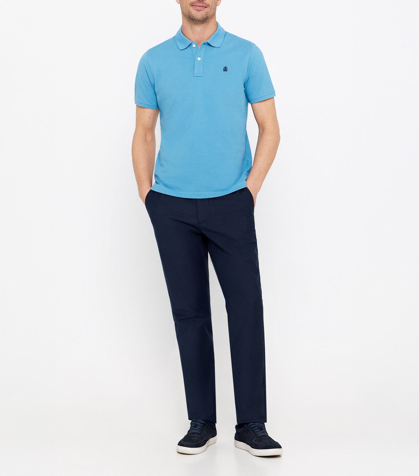 Basic Polo Medium Blue