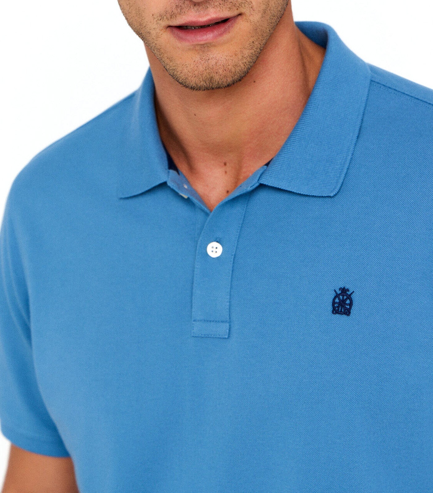 Basic Polo
 Medium Blue