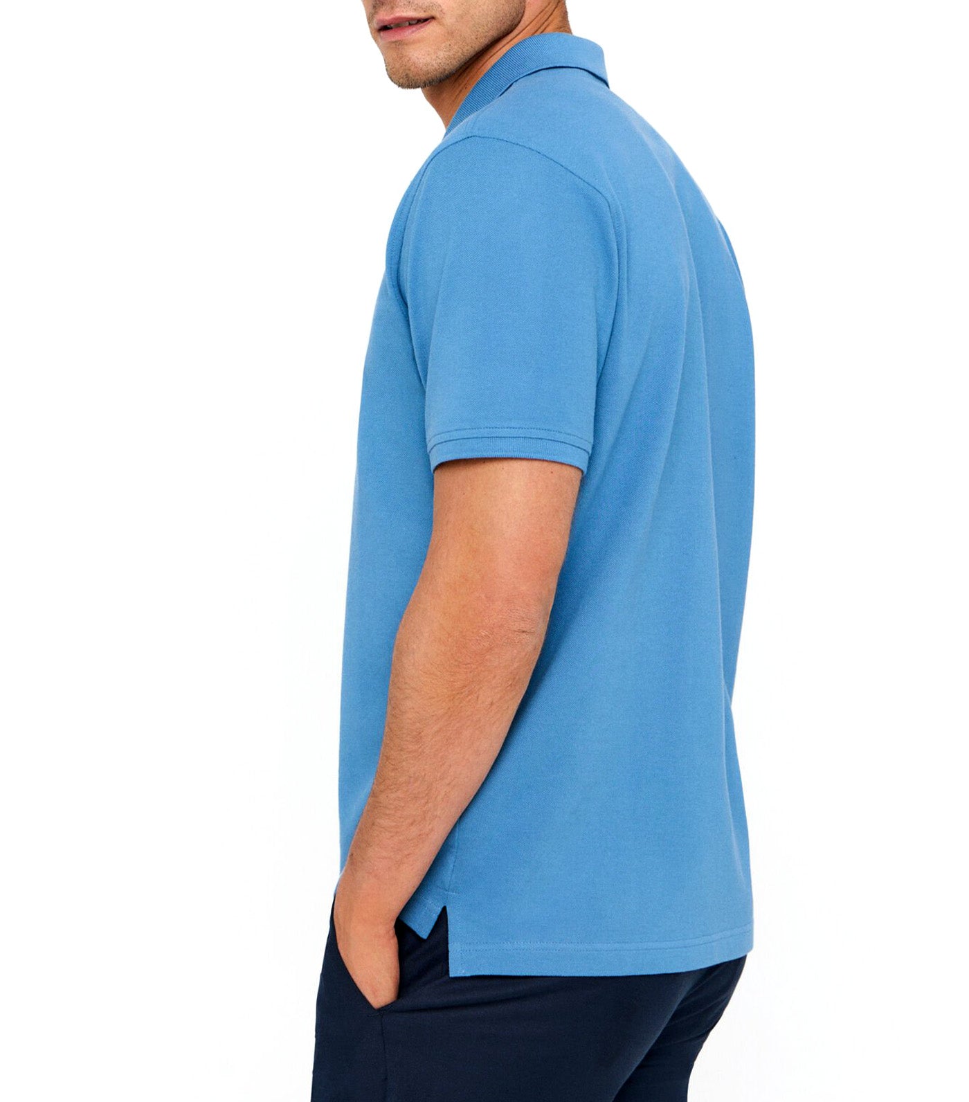 Basic Polo
 Medium Blue