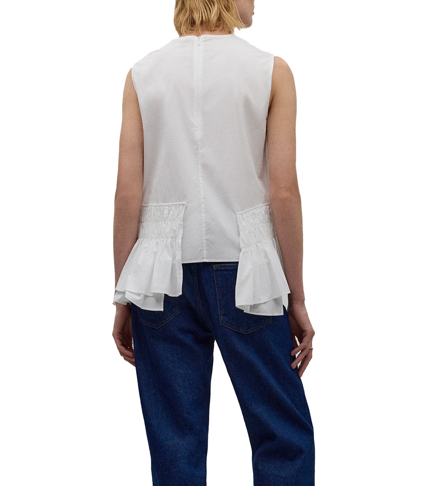 Asymmetrical Ruffle Top