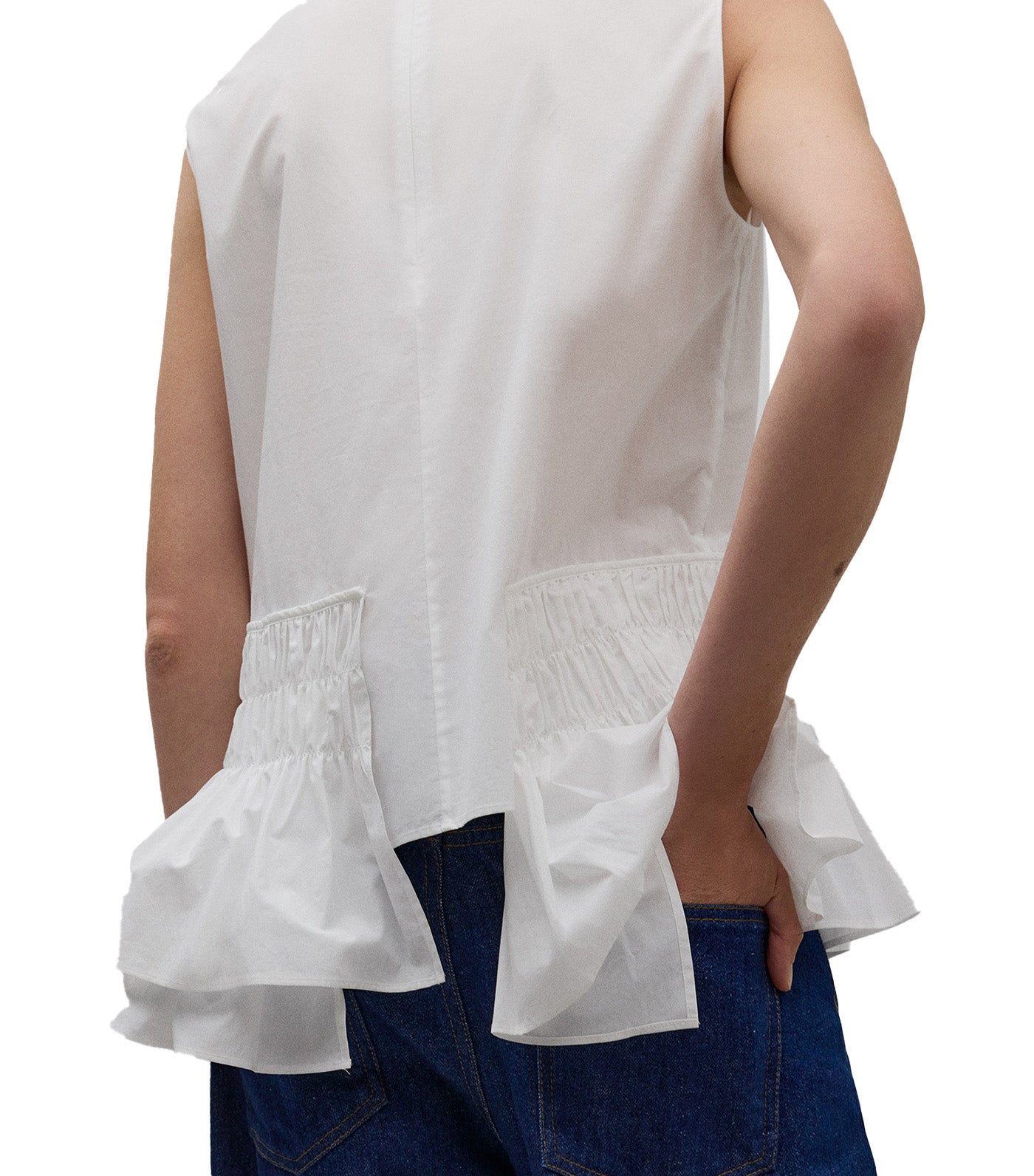 Asymmetrical Ruffle Top