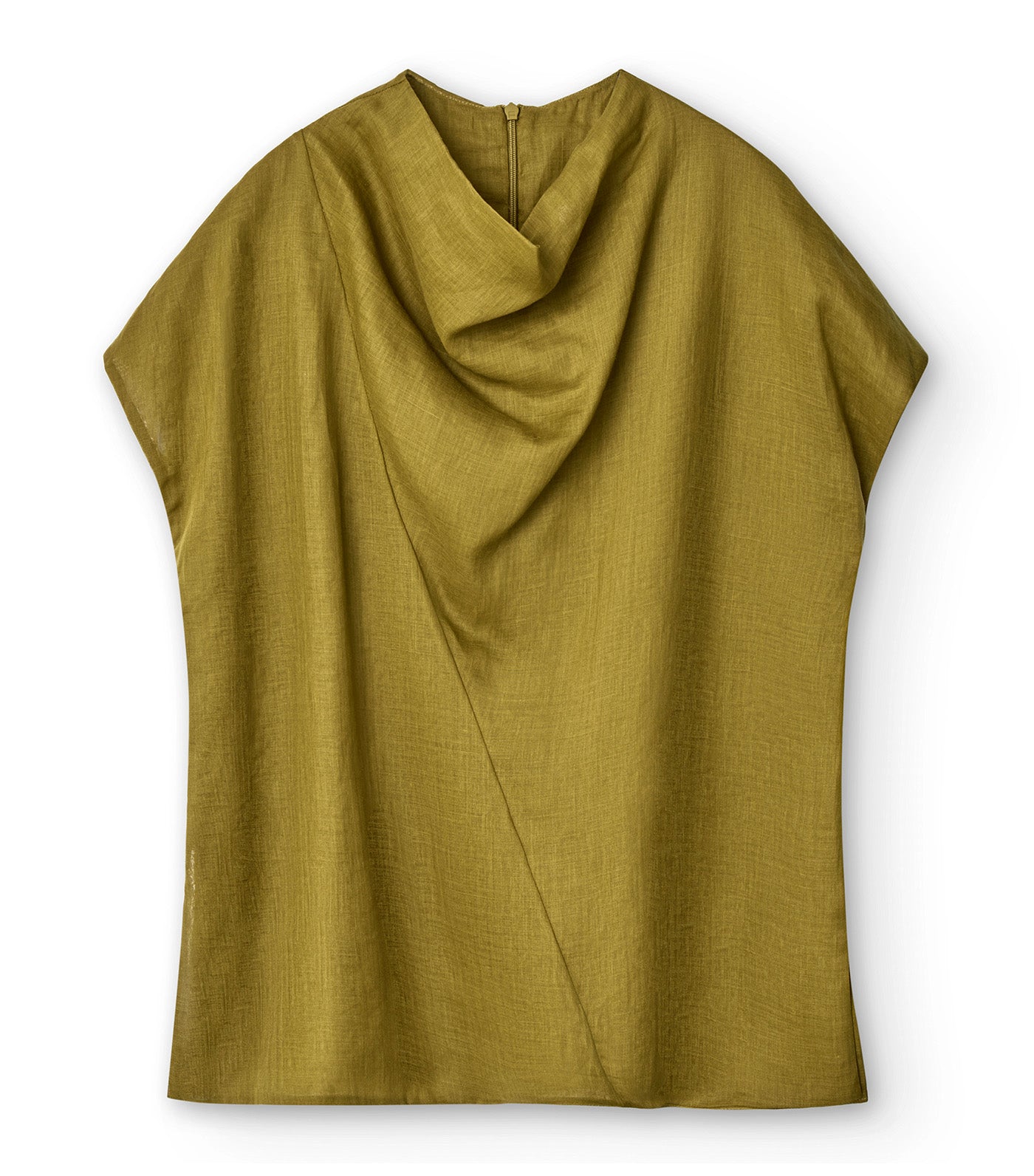 Ramie Top Olive Green