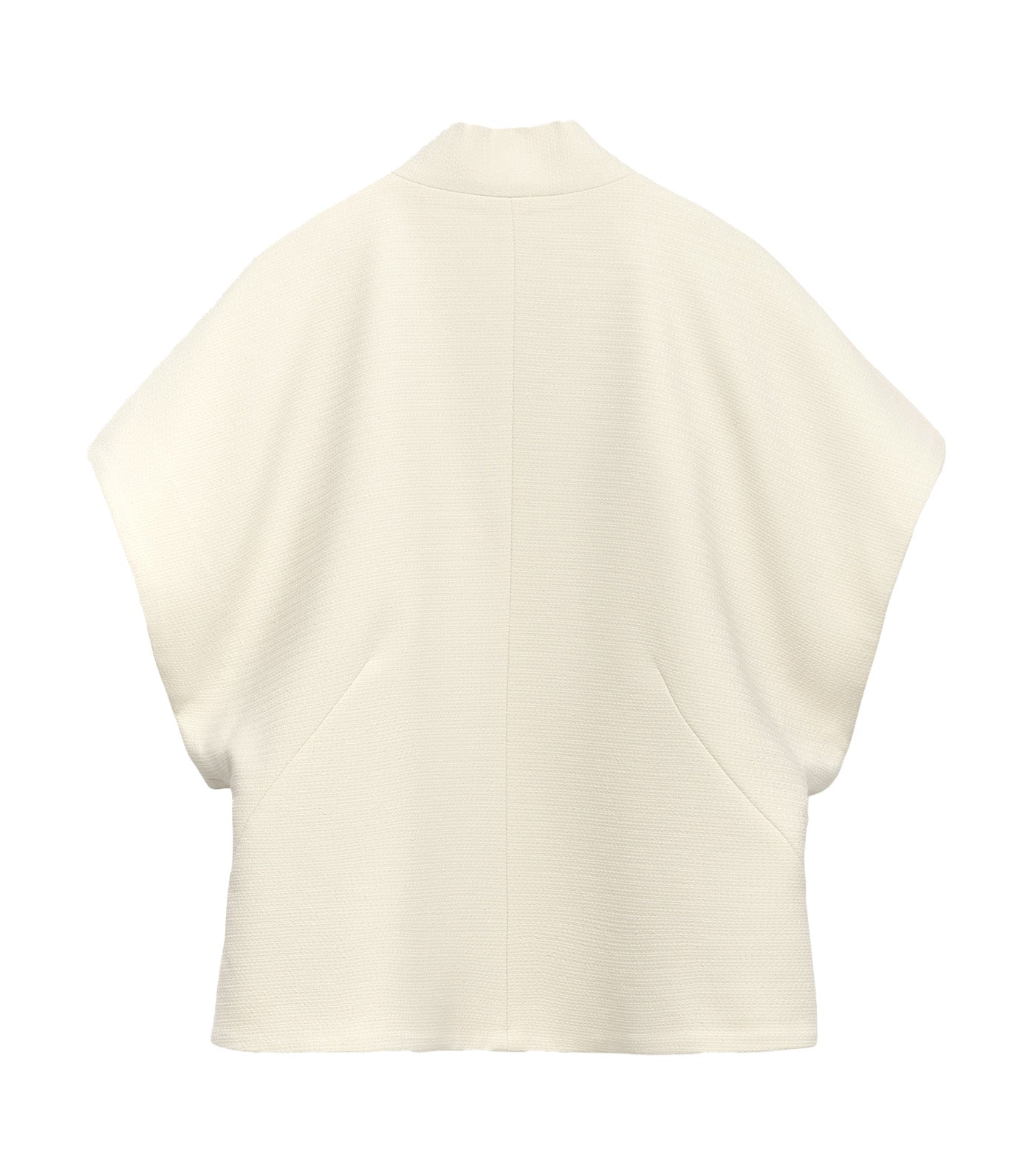 Textured Wrap Ecru Top