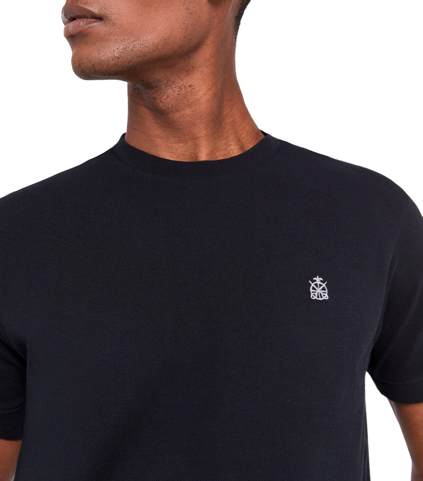 Basic Pique T-Shirt Black
