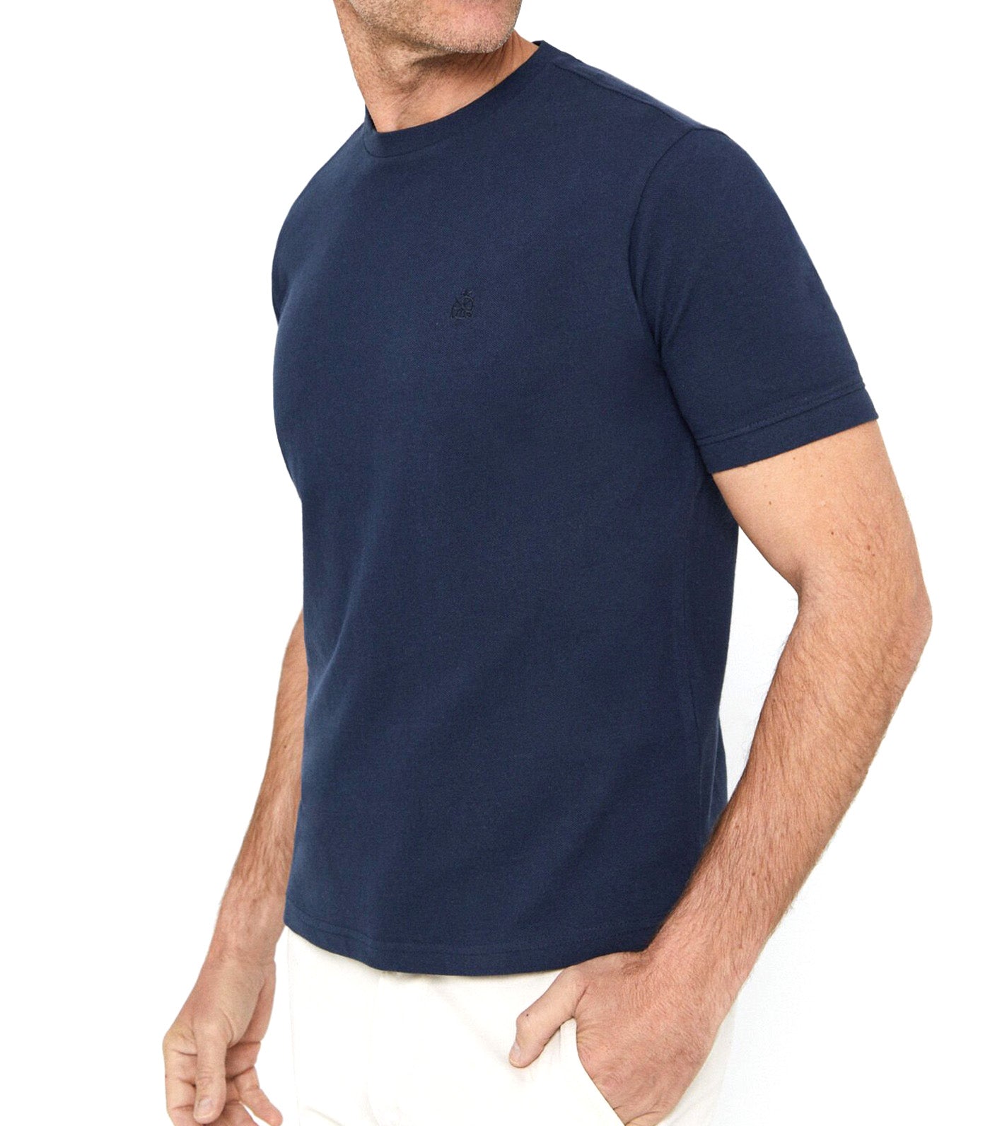 Basic Pique T-Shirt Dark Blue