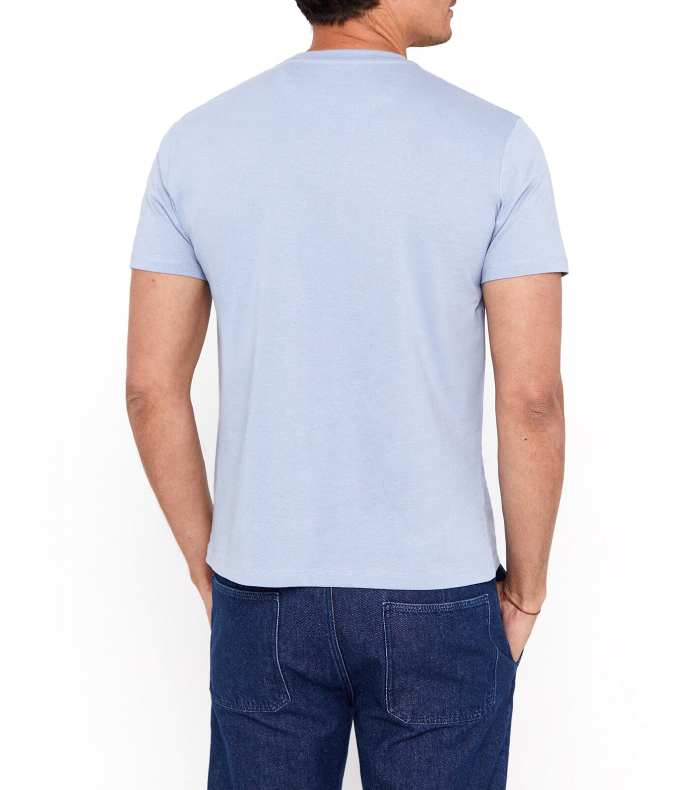 Basic Pocket T-Shirt Light Blue