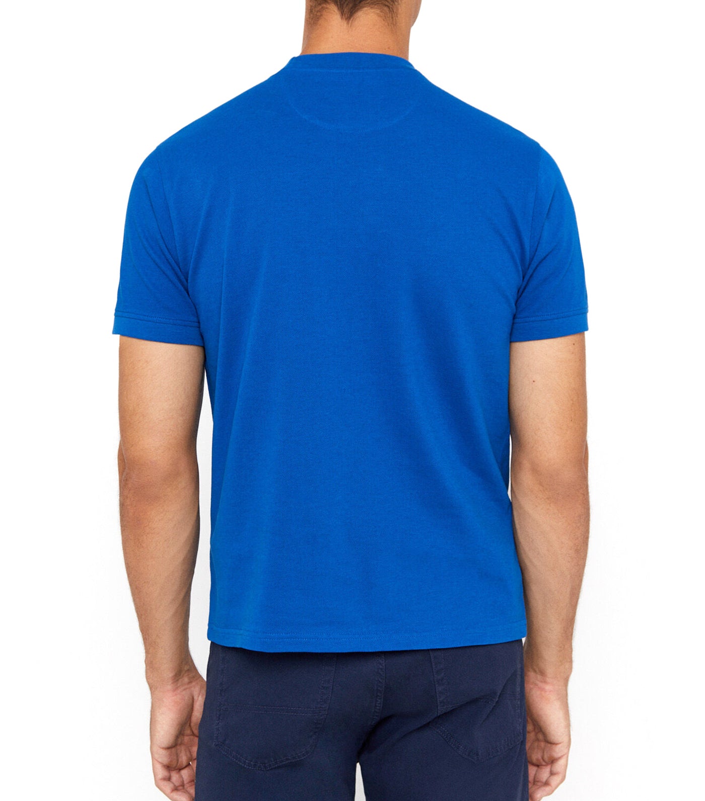 Basic Pique T-Shirt Blue