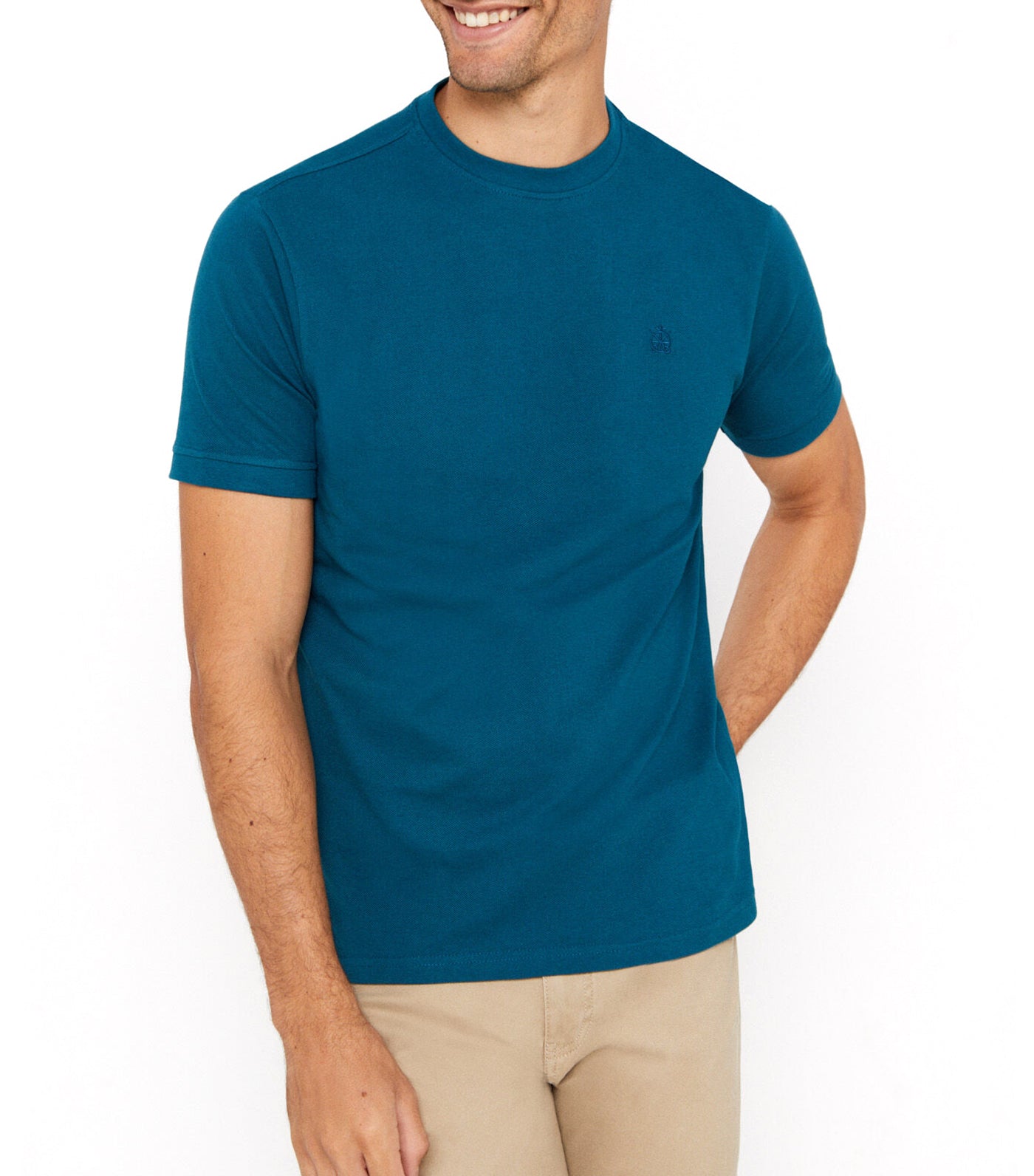 Basic Pique T-Shirt Turquoise