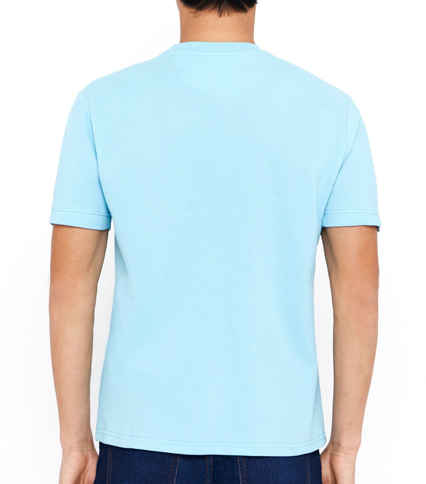Basic Piqué T-shirt Dark Blue