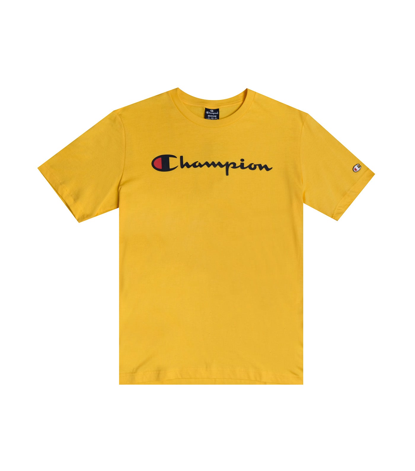 EU Line Crewneck T-Shirt Yellow