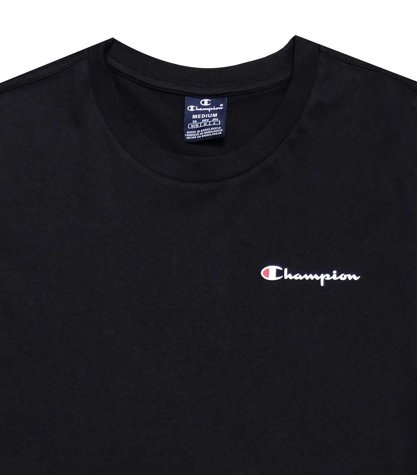 EU Line Crewneck T-Shirt Black