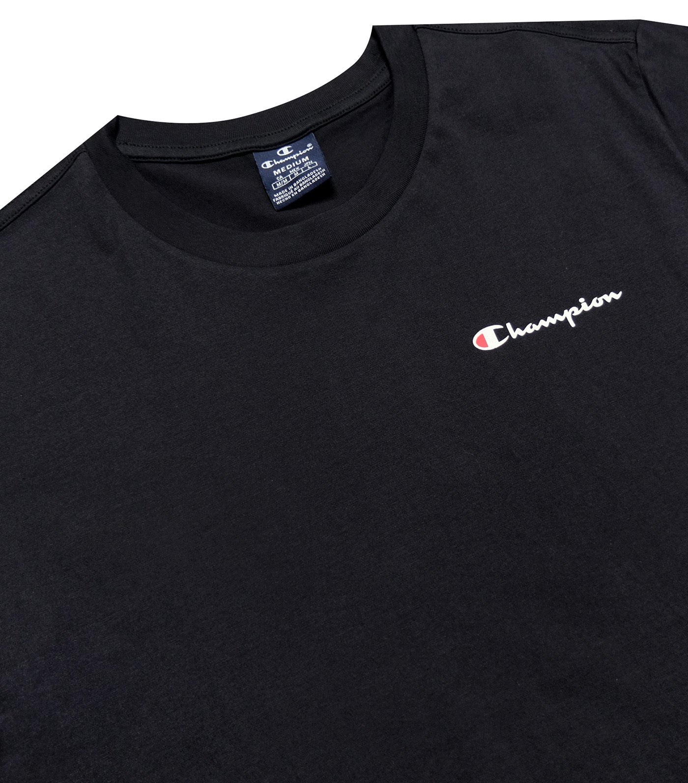 EU Line Crewneck T-Shirt Black