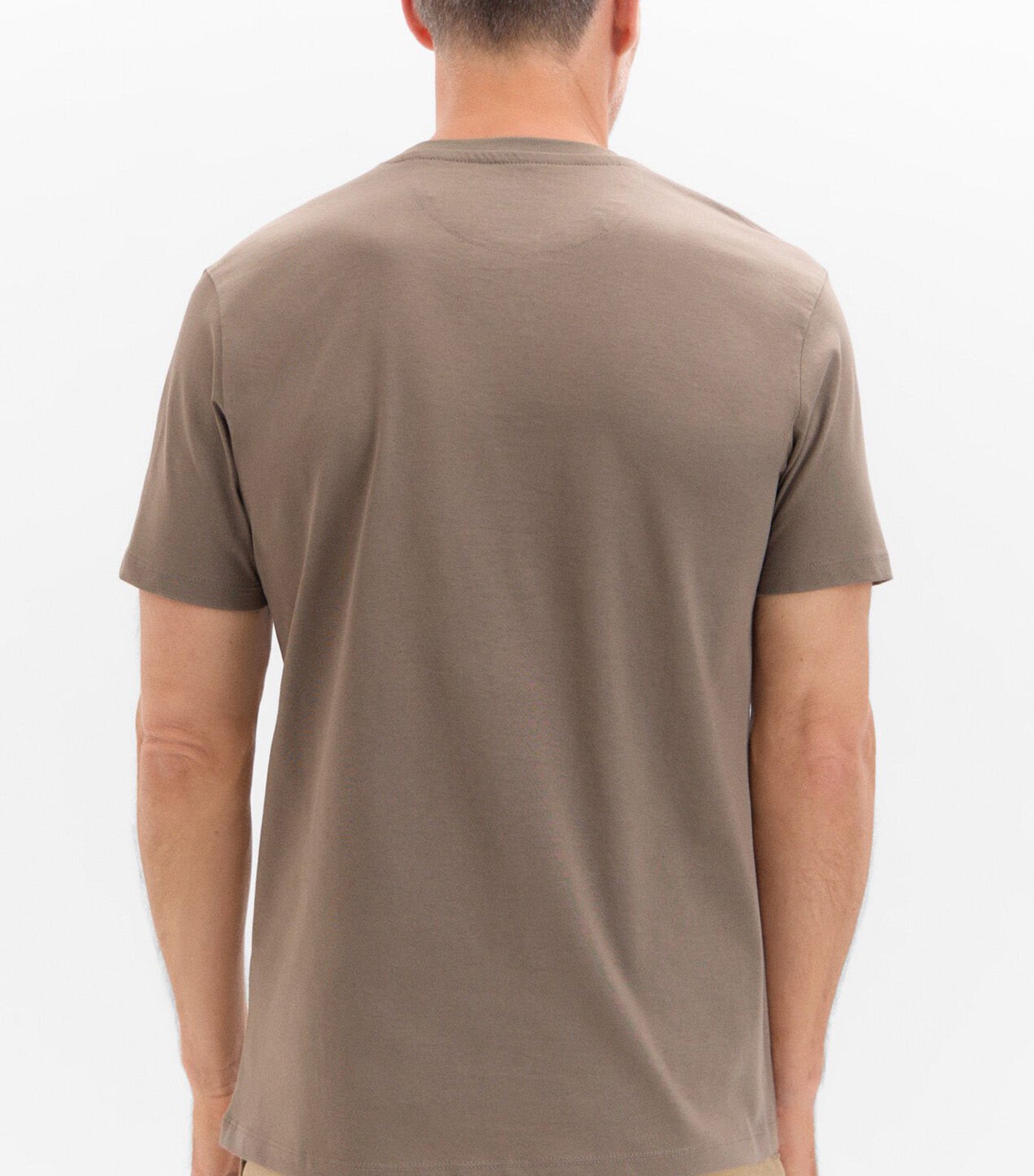 Basic Pocket T-Shirt Dark Khaki