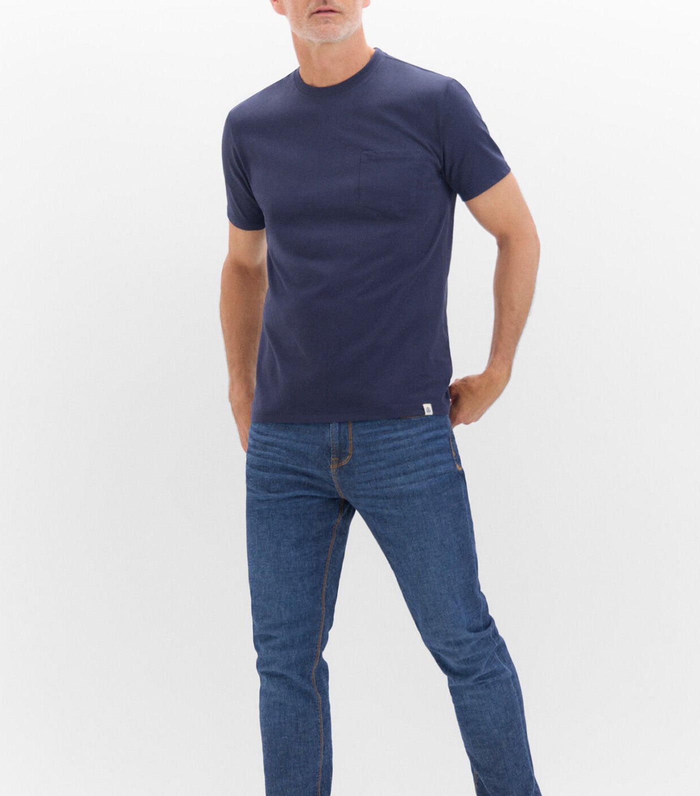 Basic Pocket T-Shirt Navy