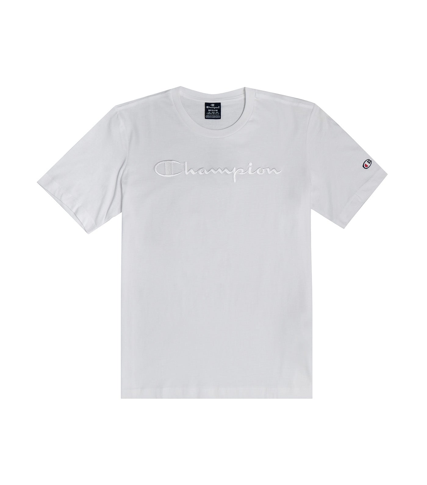 EU Line Crewneck T-Shirt White