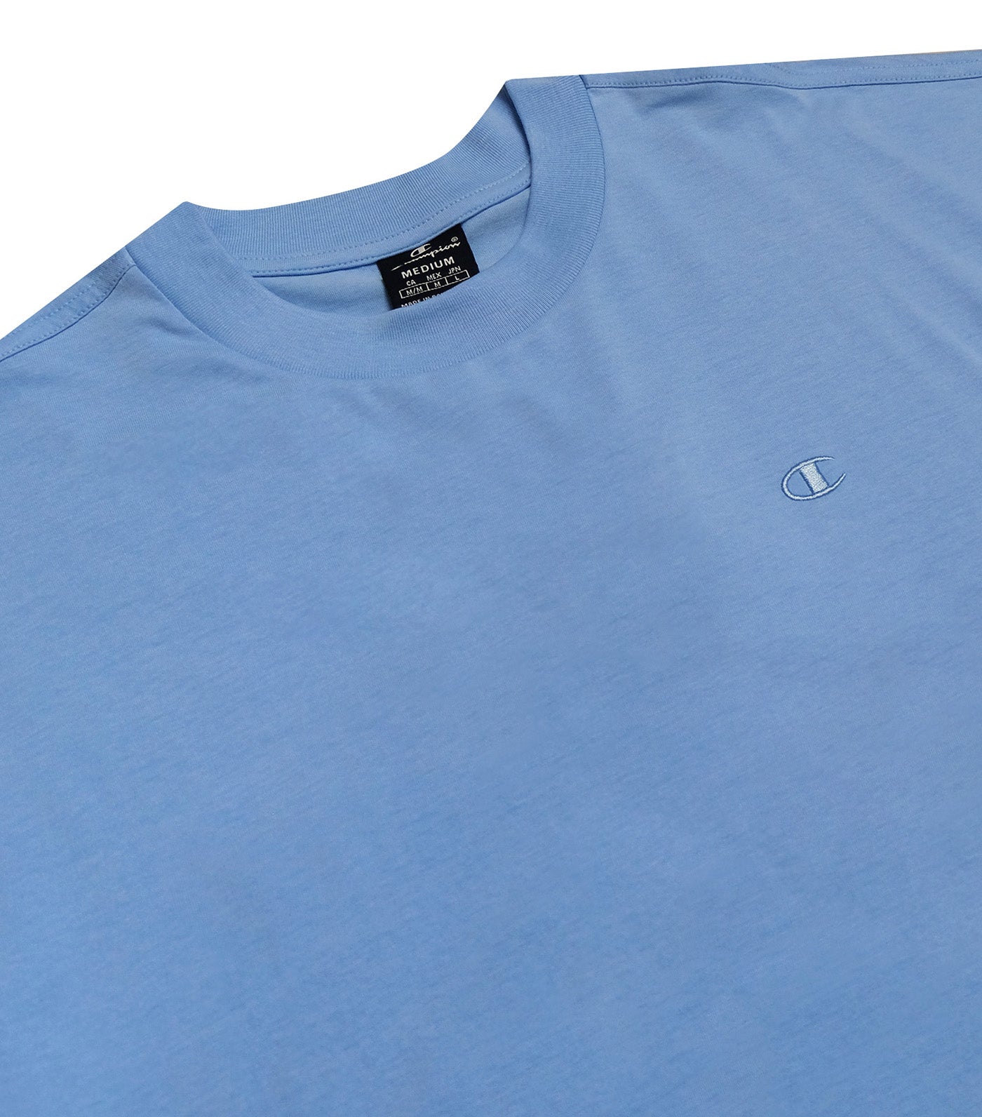 EU Line Crewneck T-Shirt Sky Blue