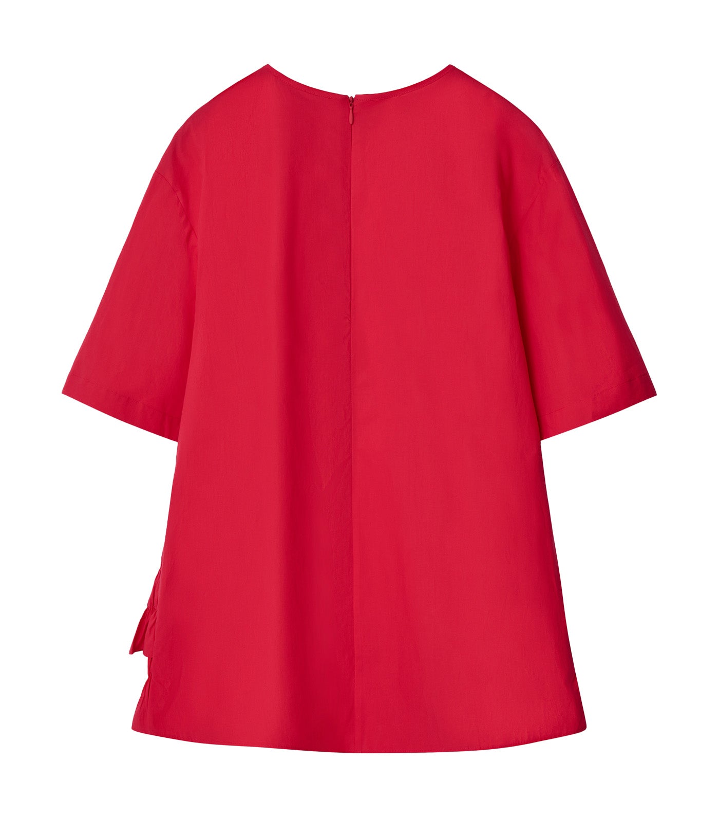 Ruffle Blouse Red