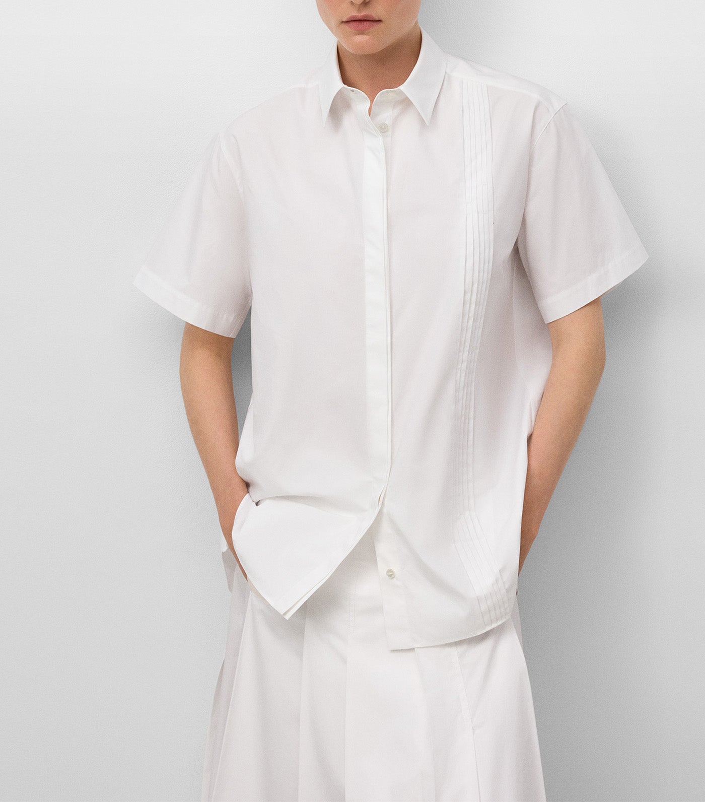 Organic Cotton Oversize Shirt White