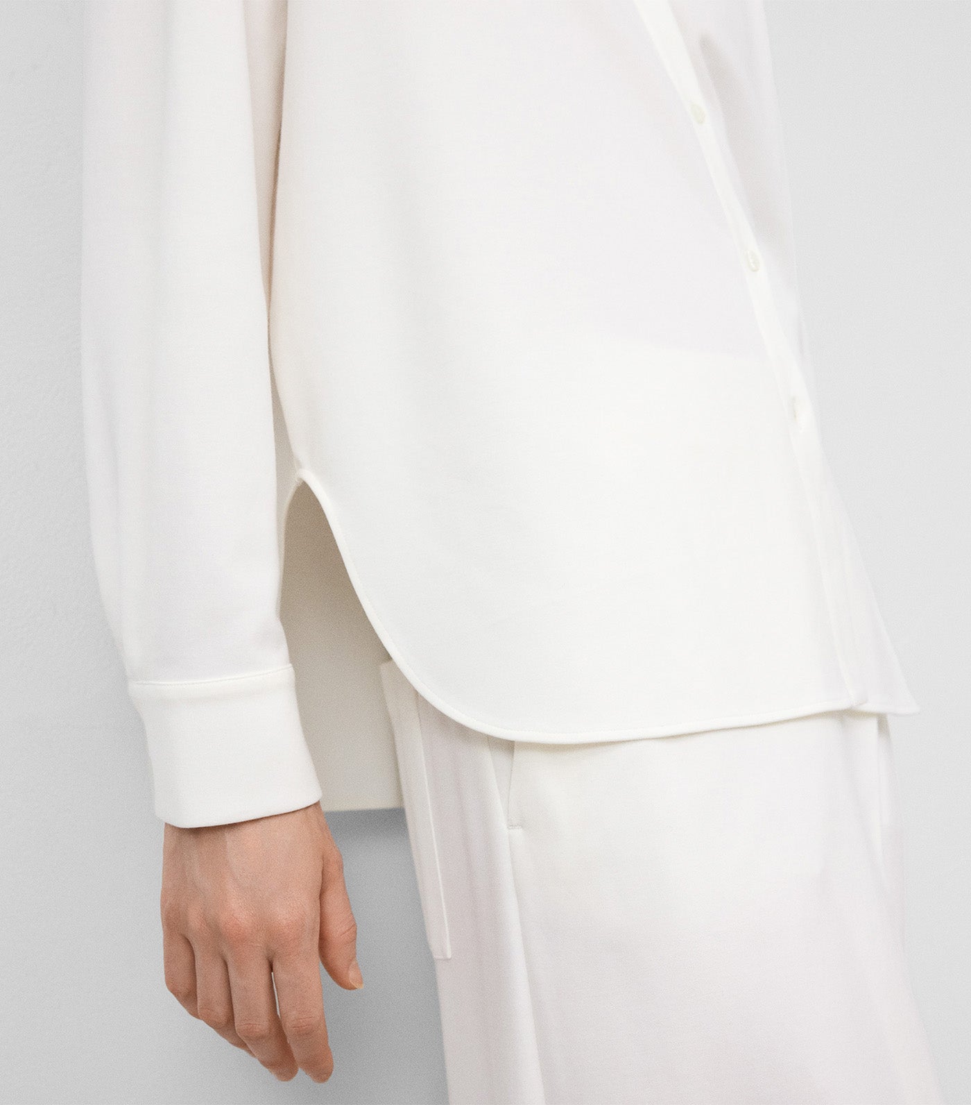 Adolfo Dominguez Knit Shirt White