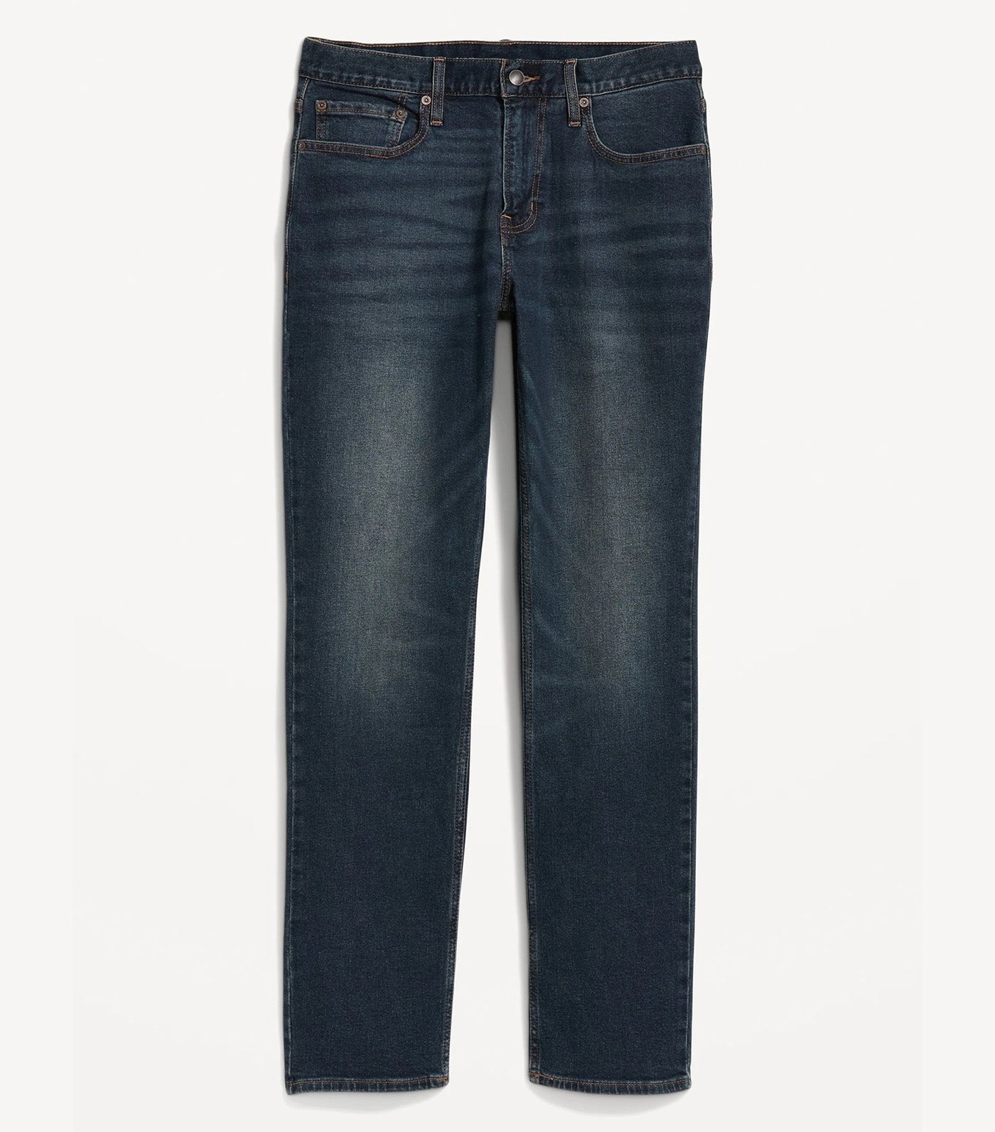 Straight Built-In Flex Jeans for Men Dark Wash