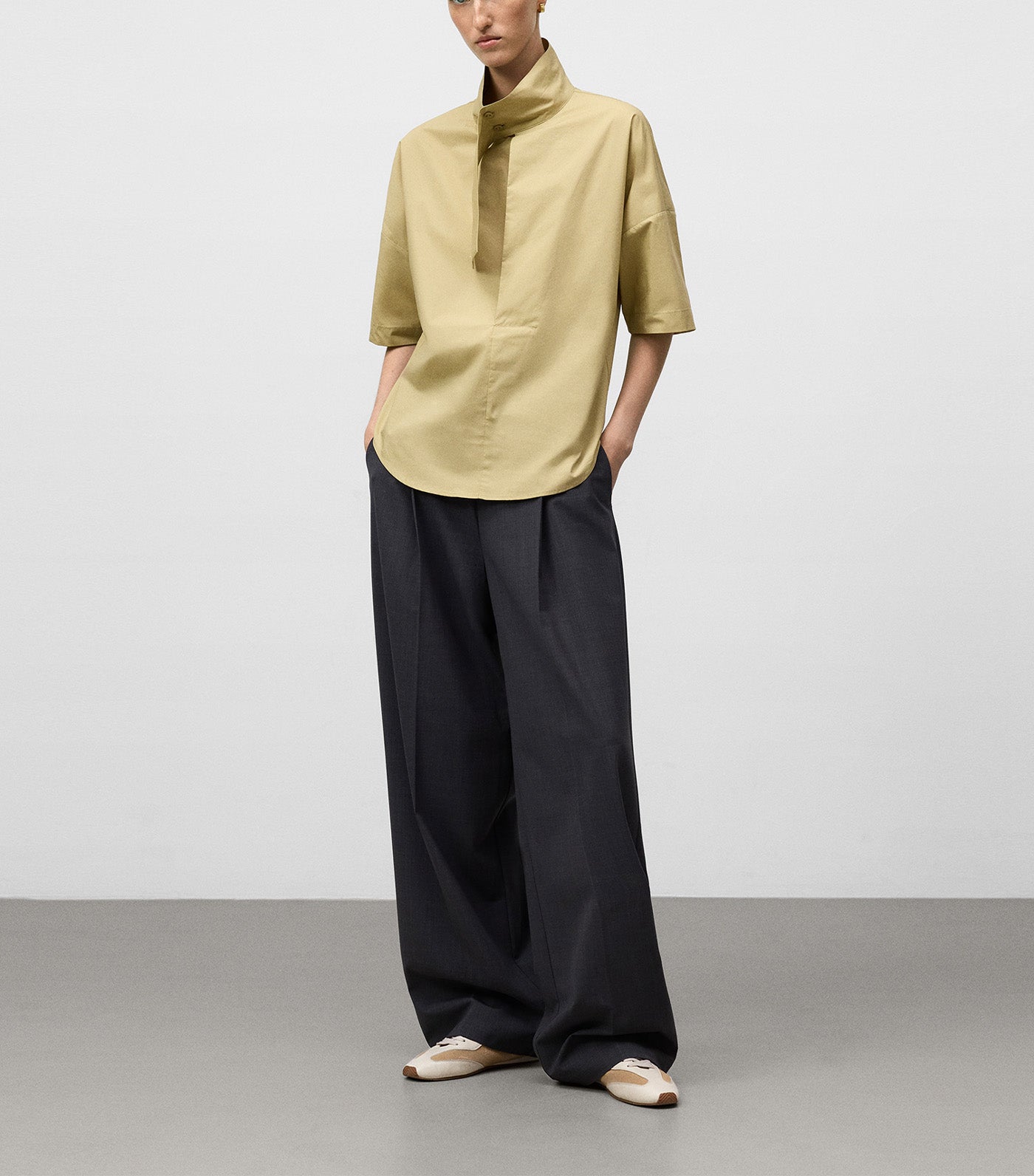 Adolfo Dominguez Organic Cotton Shirt Light Yellow