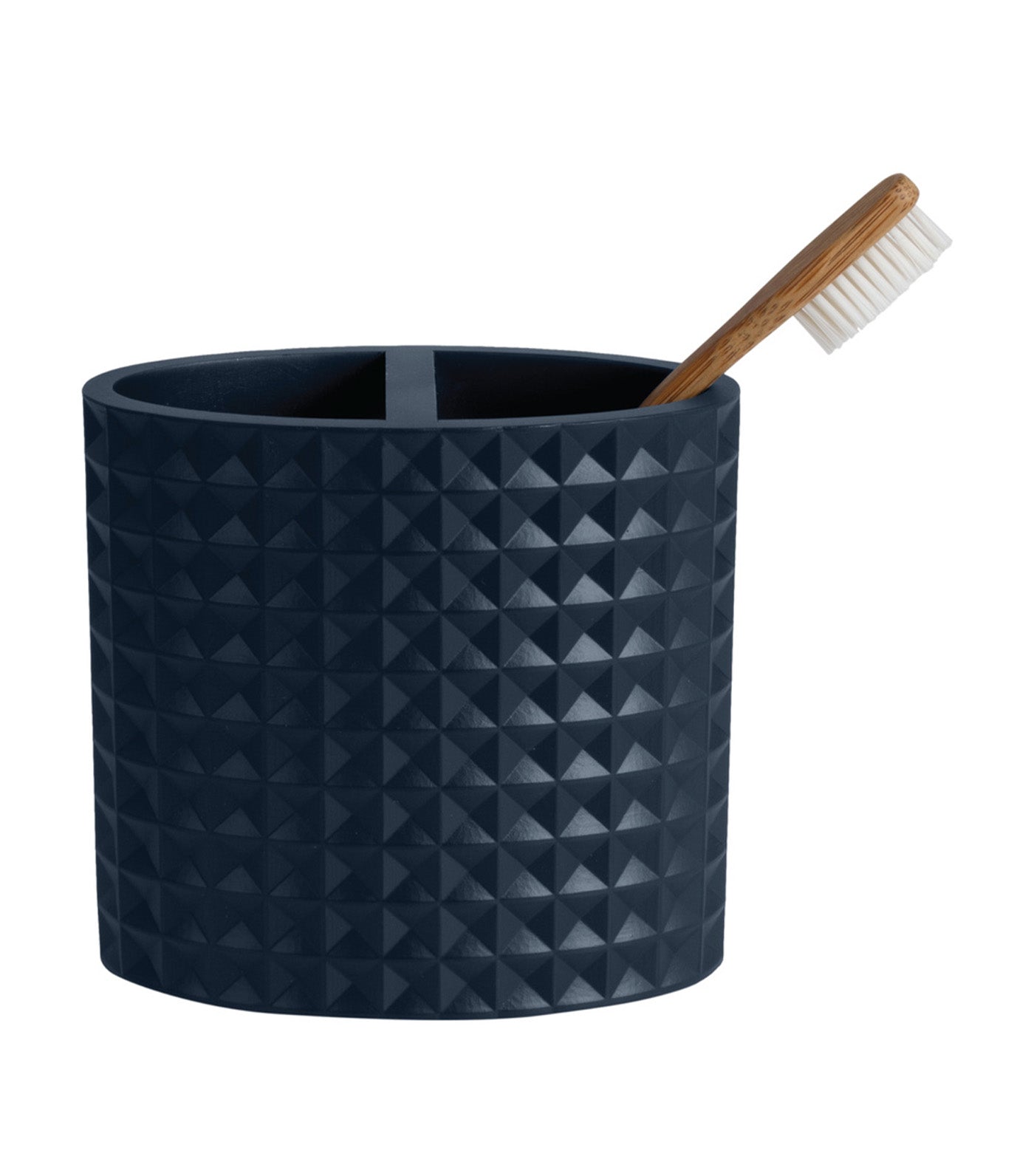 Braemar Toothbrush Holder Resin Navy Blue