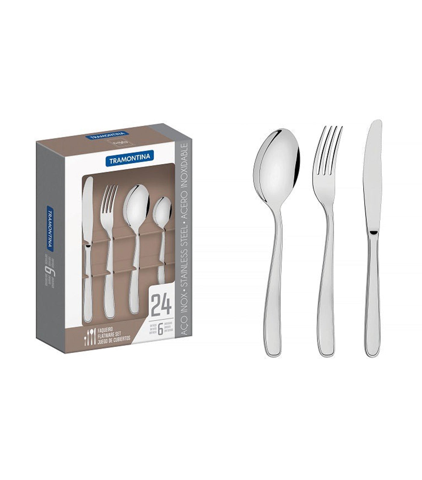Tramontina Maresias 24-Piece Flatware Set | Rustan's