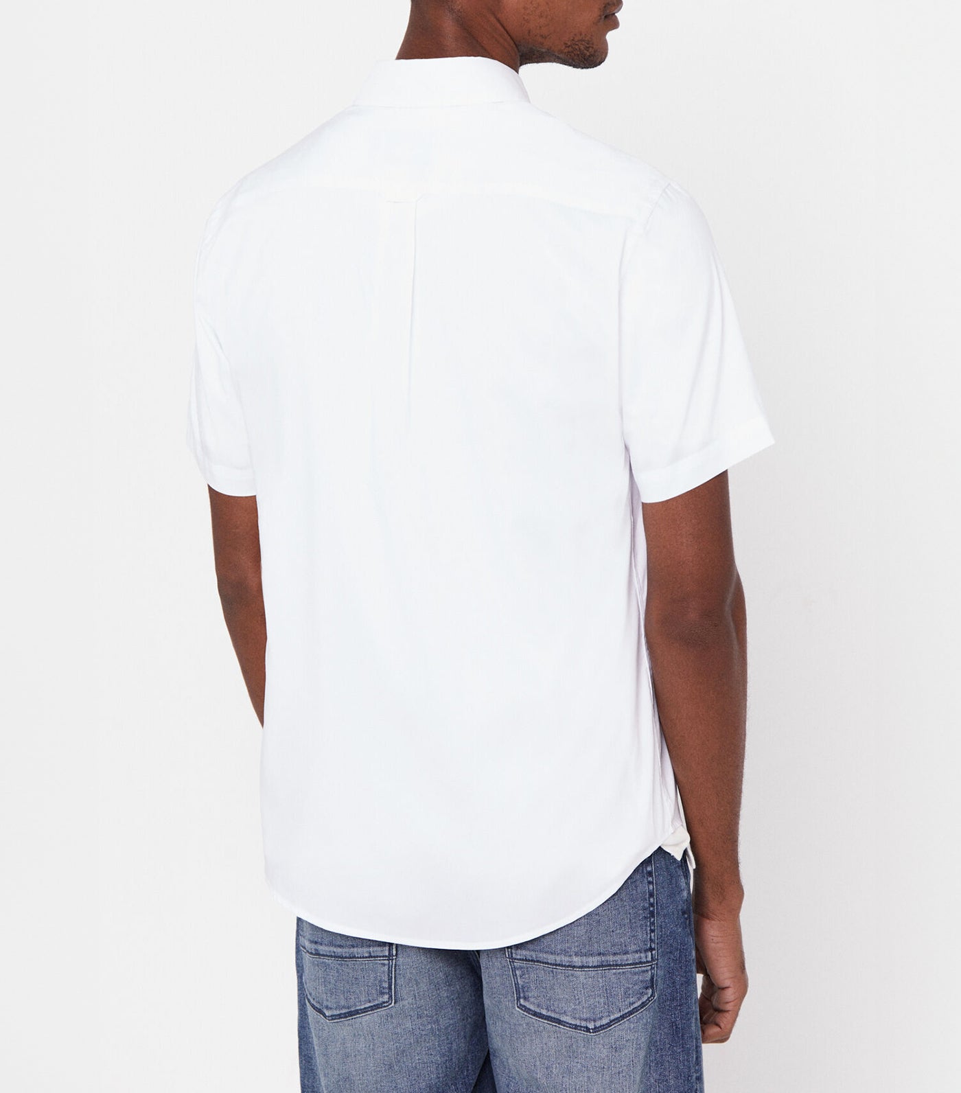 Plain Coolmax Short Sleeve Shirt White