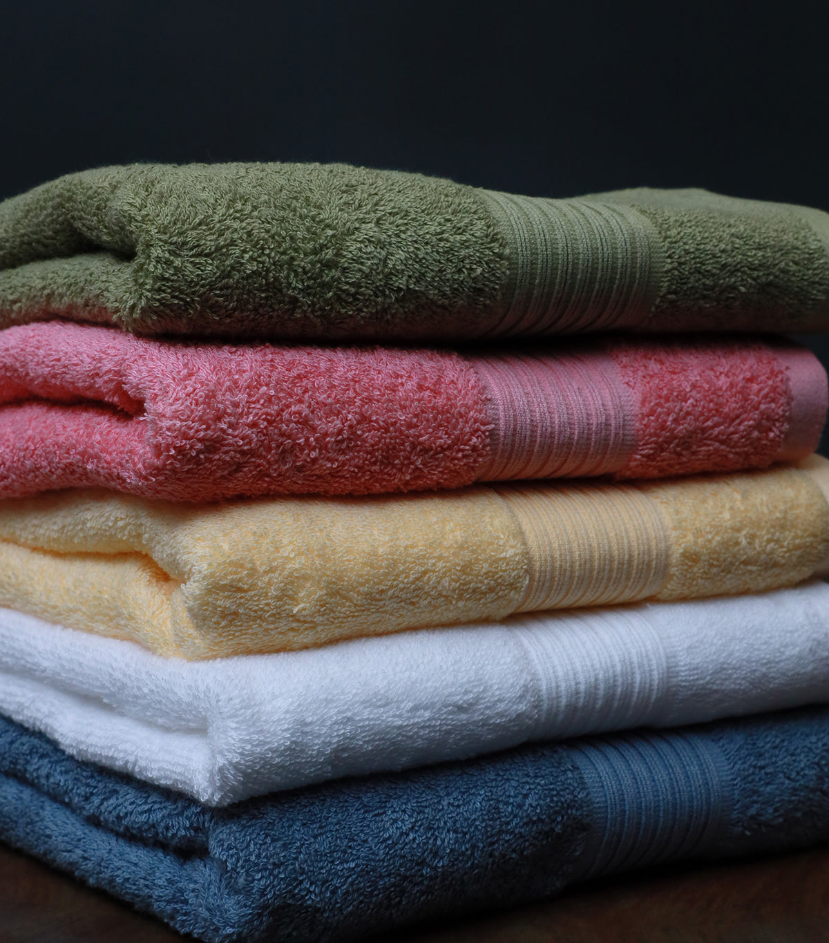Jade Bath Towel Denim