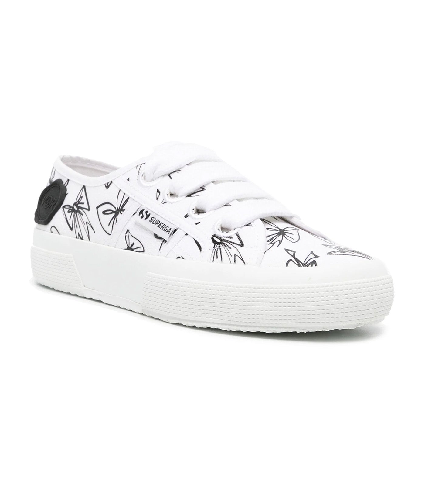 Superga x Viktor&Rolf 2750 Print Bow Sneakers White/Black