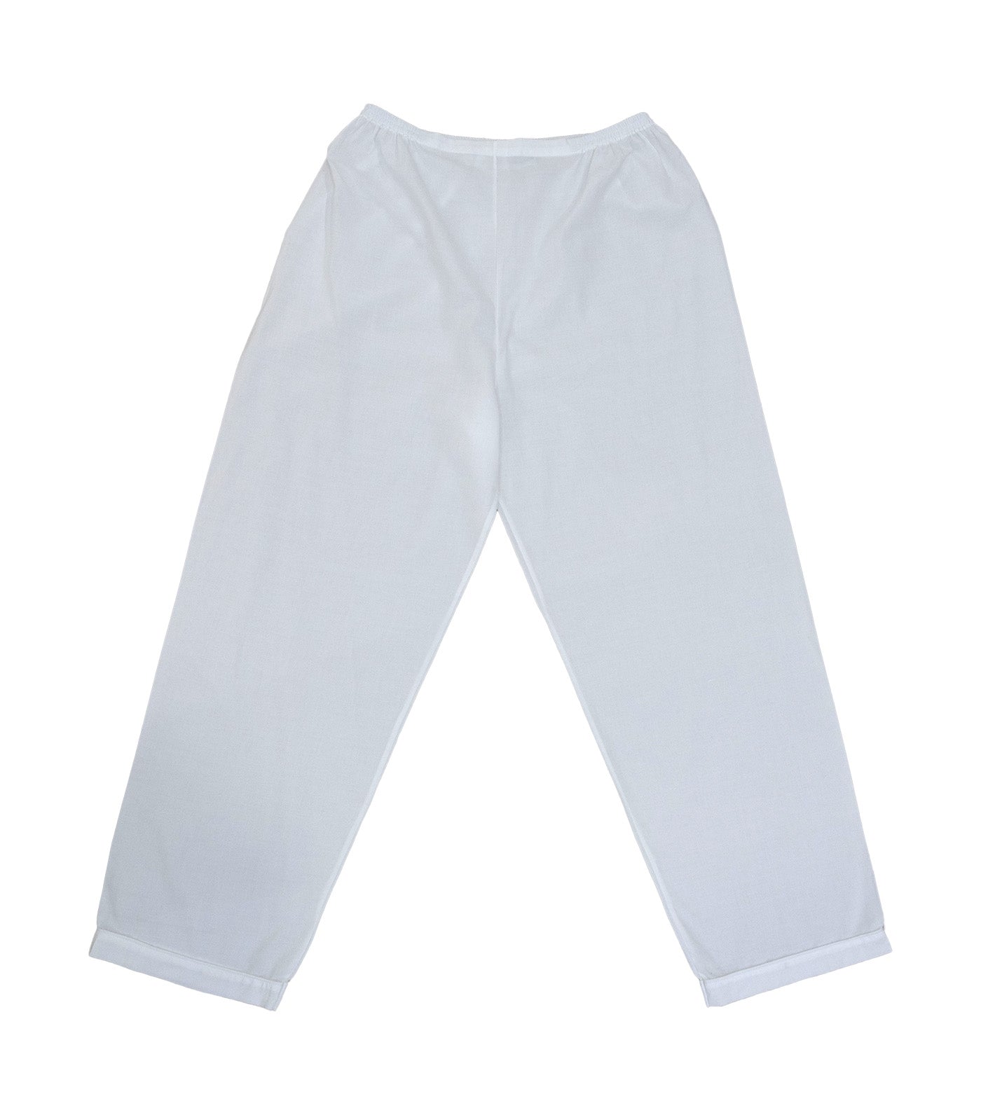 Irene Long Sleeves Pajama Set White