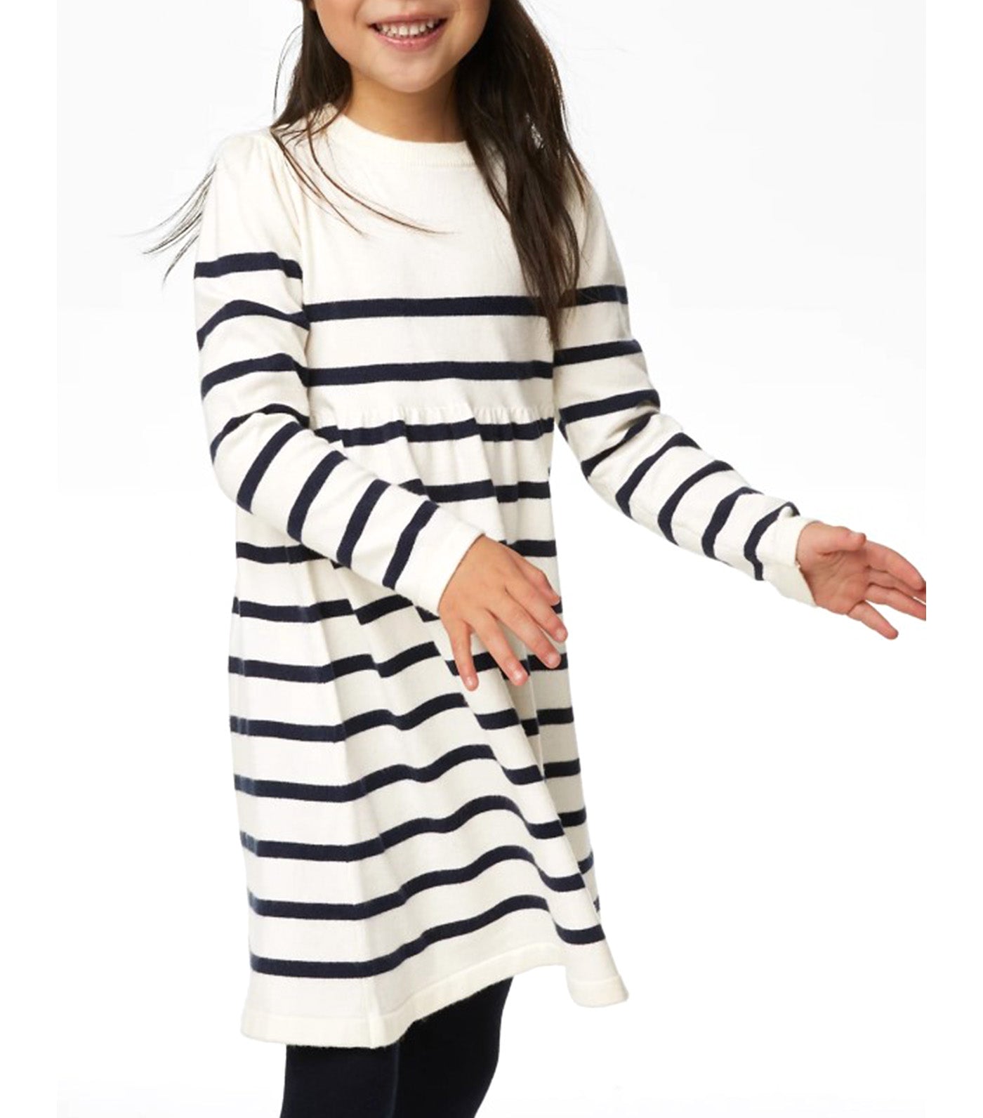 Striped Dress with Tights Multi