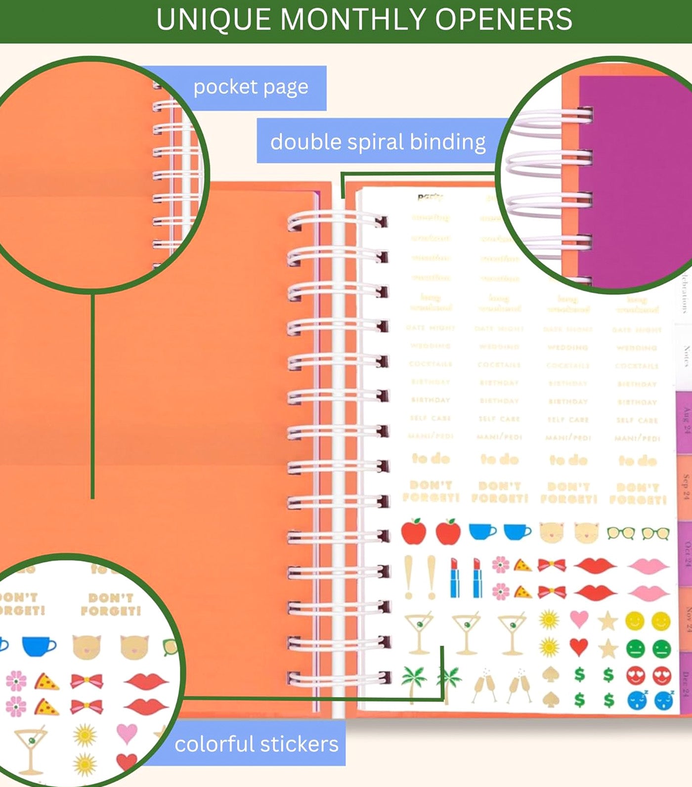 It's Your Lucky Day 2024-25 17-Month Medium Planner Pink