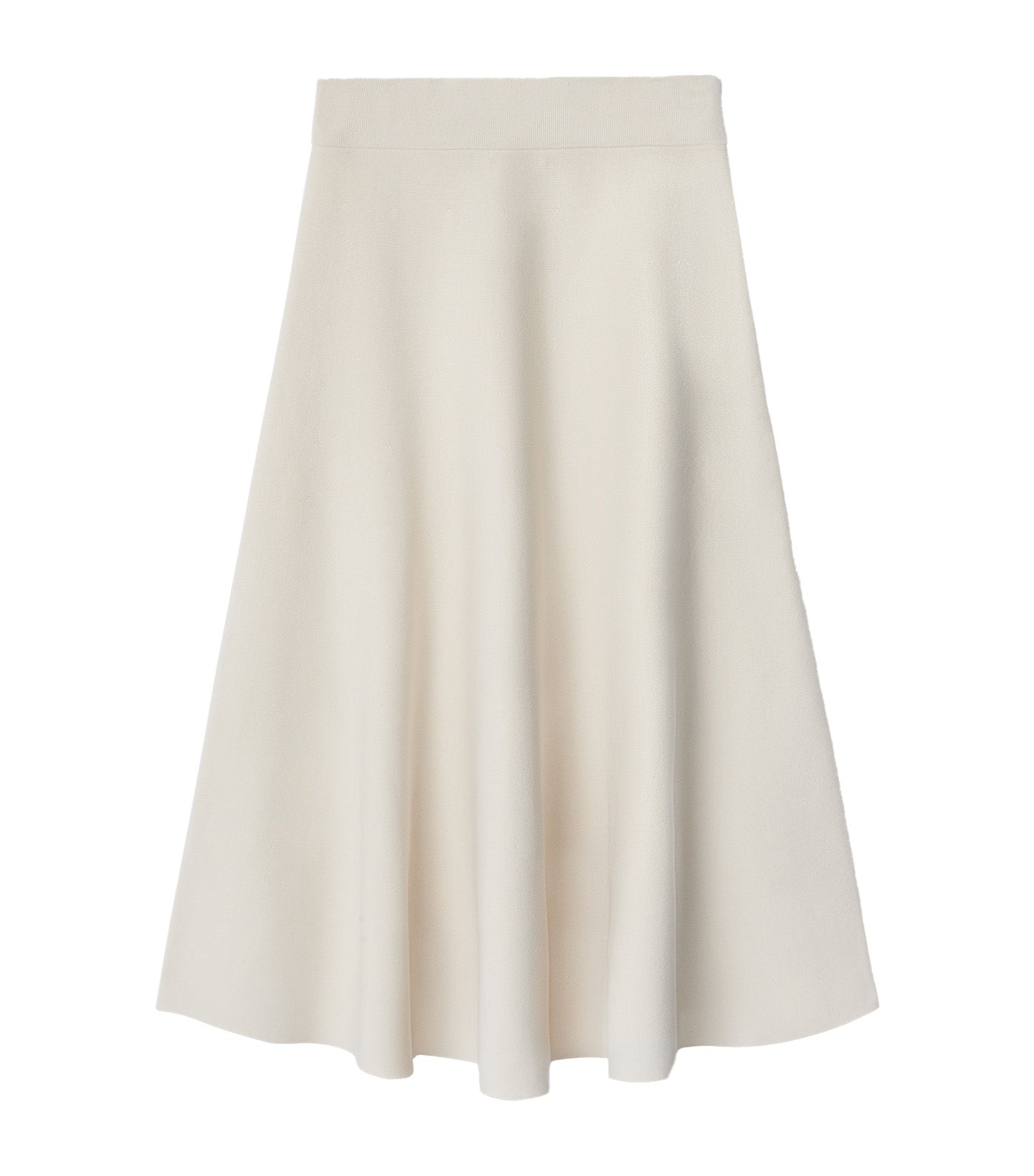 Recycled Nylon Midi A-Line Skirt