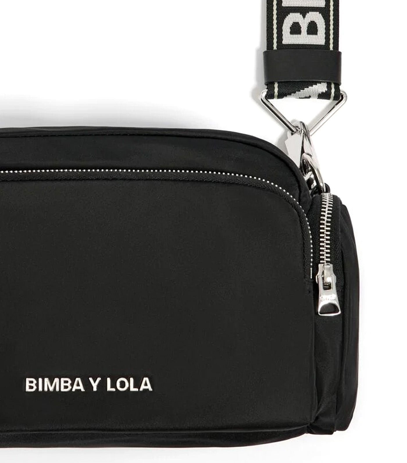 Medium Pocket Crossbody Bag Black