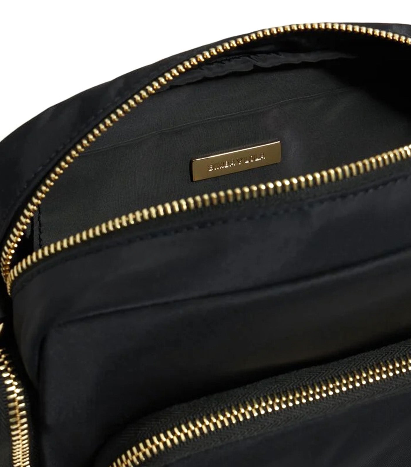 Medium Multi-Pocket Crossbody Bag Black