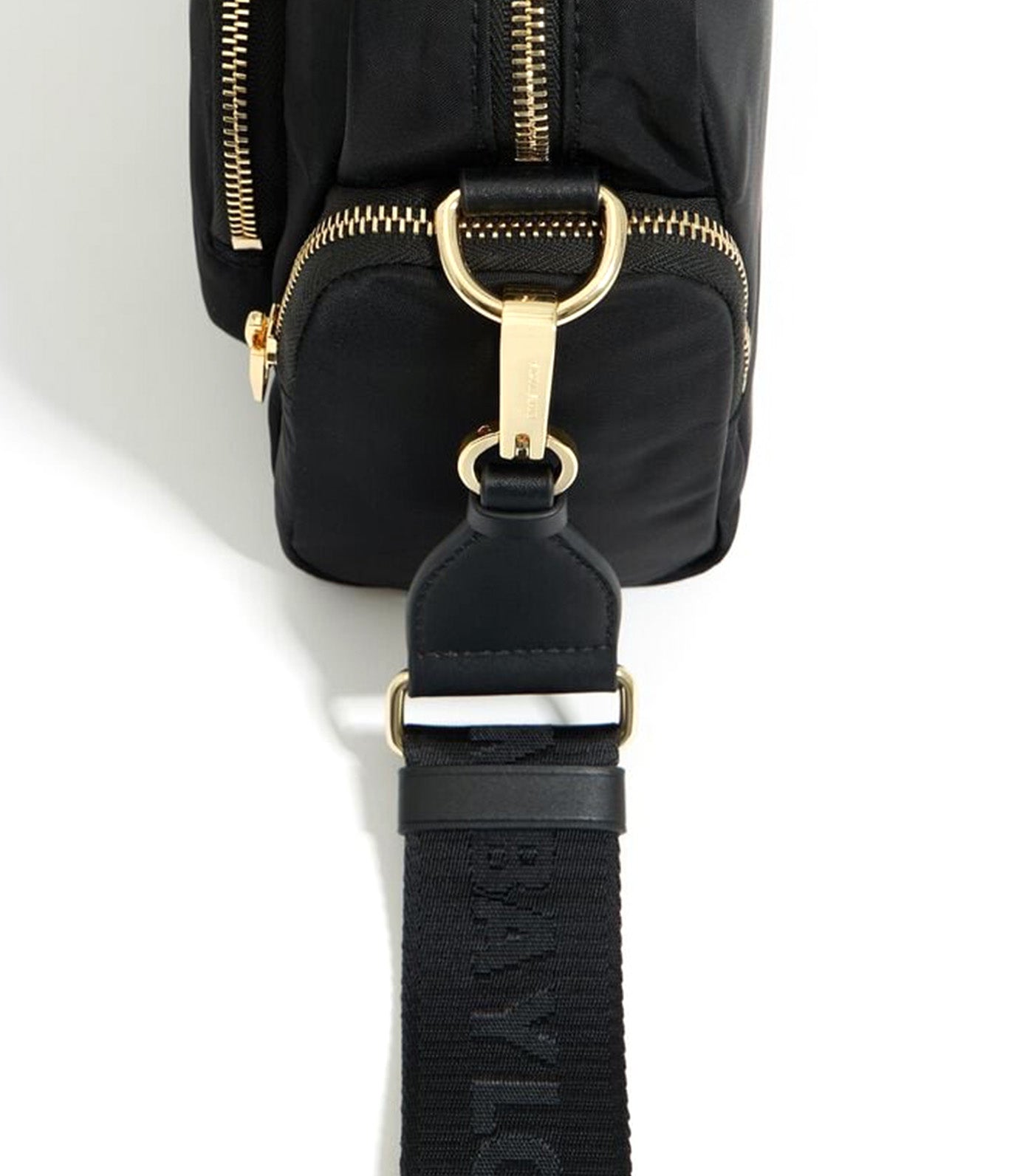 Medium Multi-Pocket Crossbody Bag Black