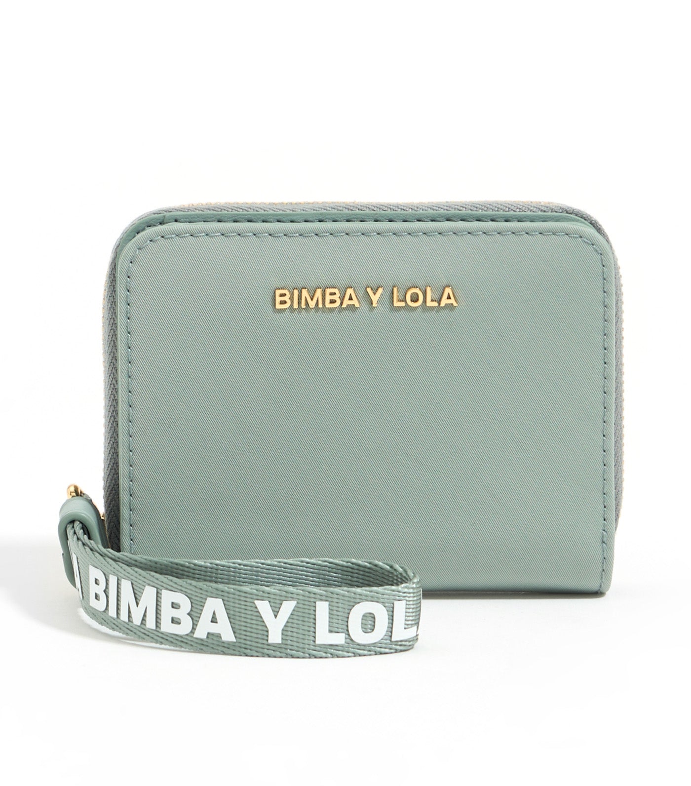 Nylon Flap Purse Aquamarine