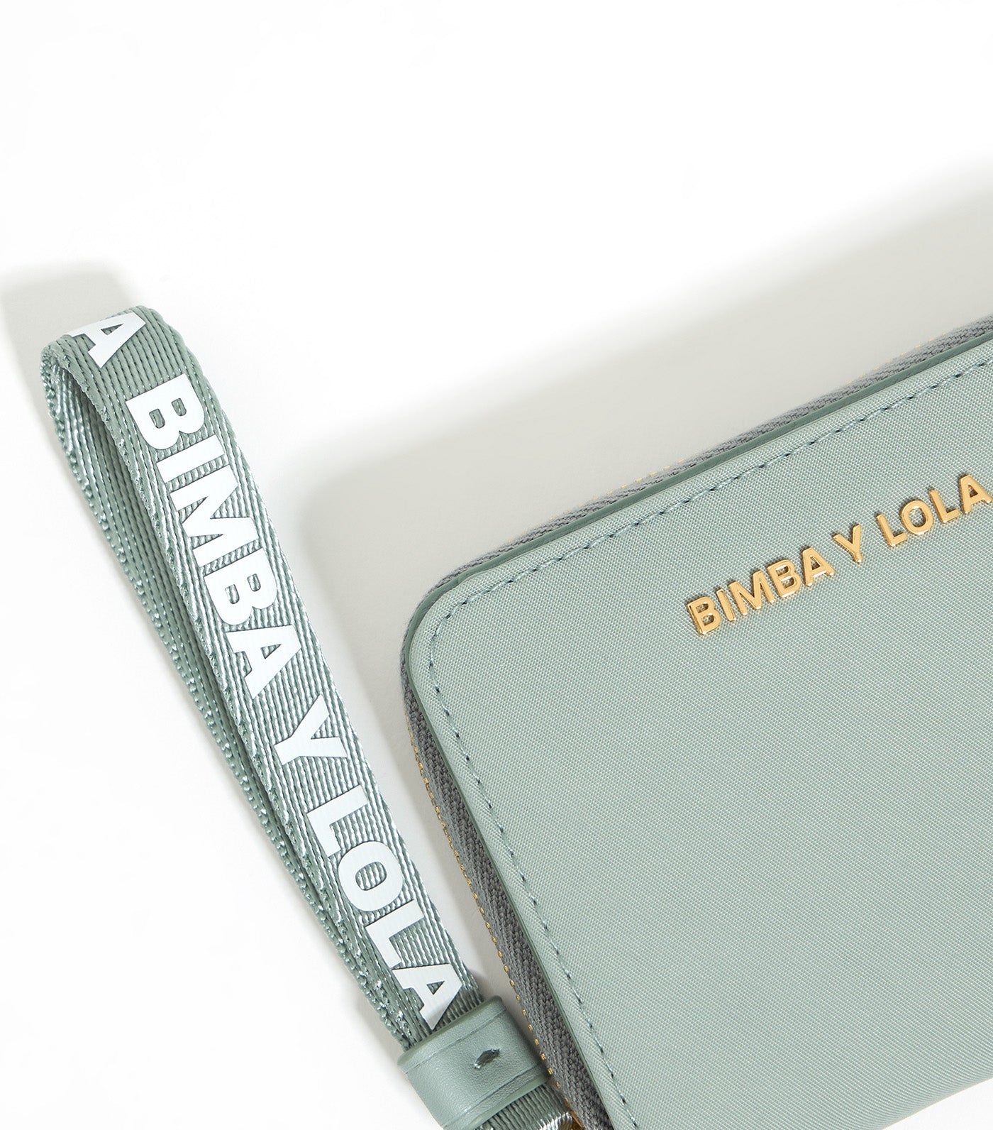 Nylon Flap Purse Aquamarine