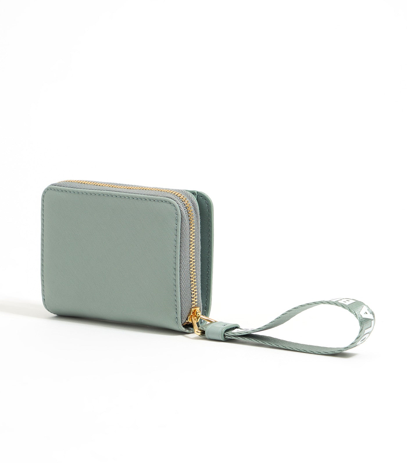 Nylon Flap Purse Aquamarine